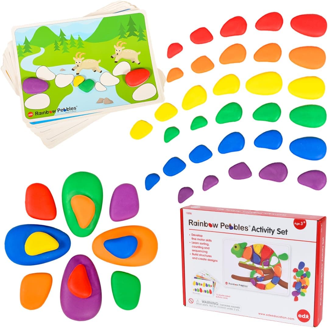 Rainbow Pebble Activity Set
