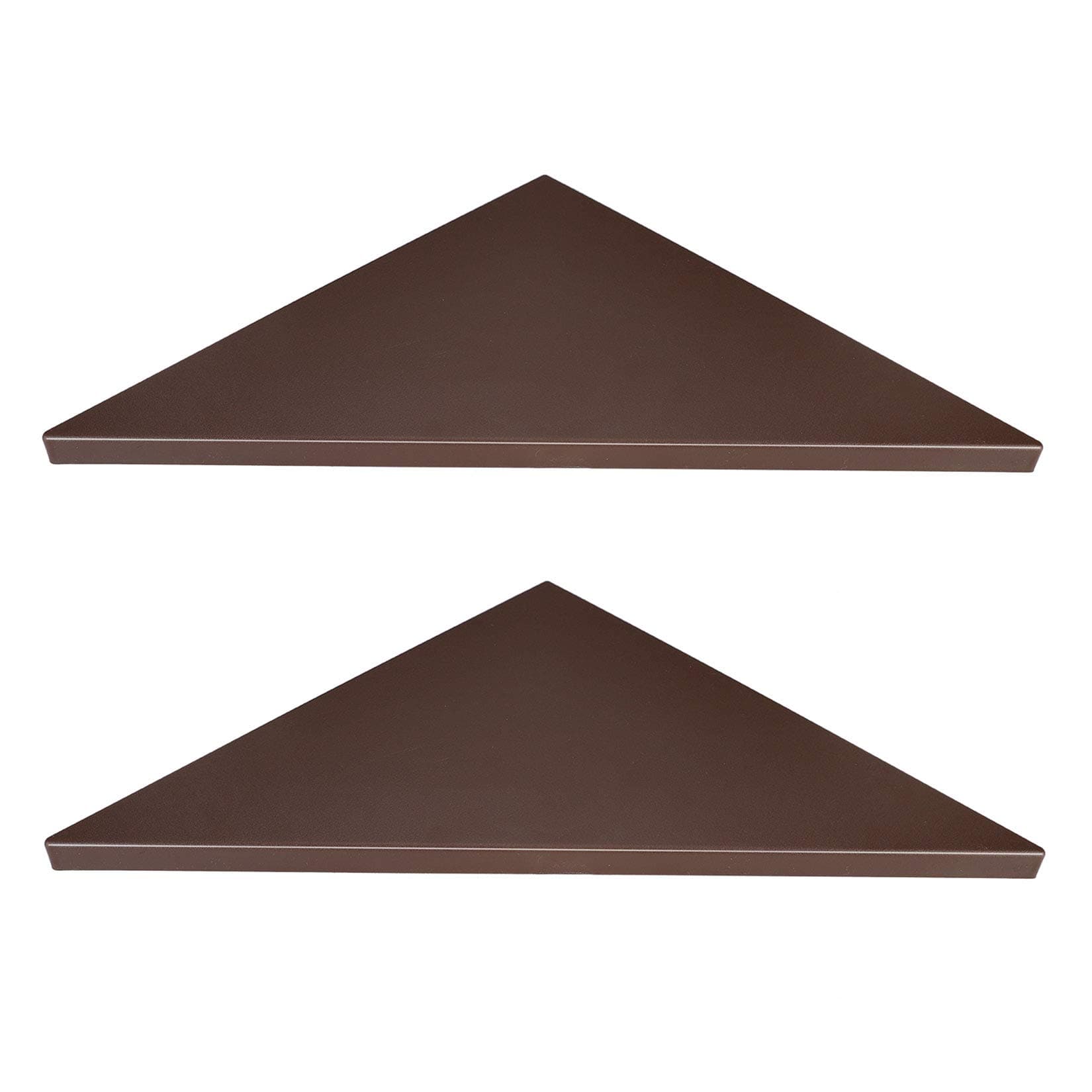evron Corner Mounting Shelf,Easy to Install Wall Corner Shelf,Frosting Pattern Right-Angled,Set of 2