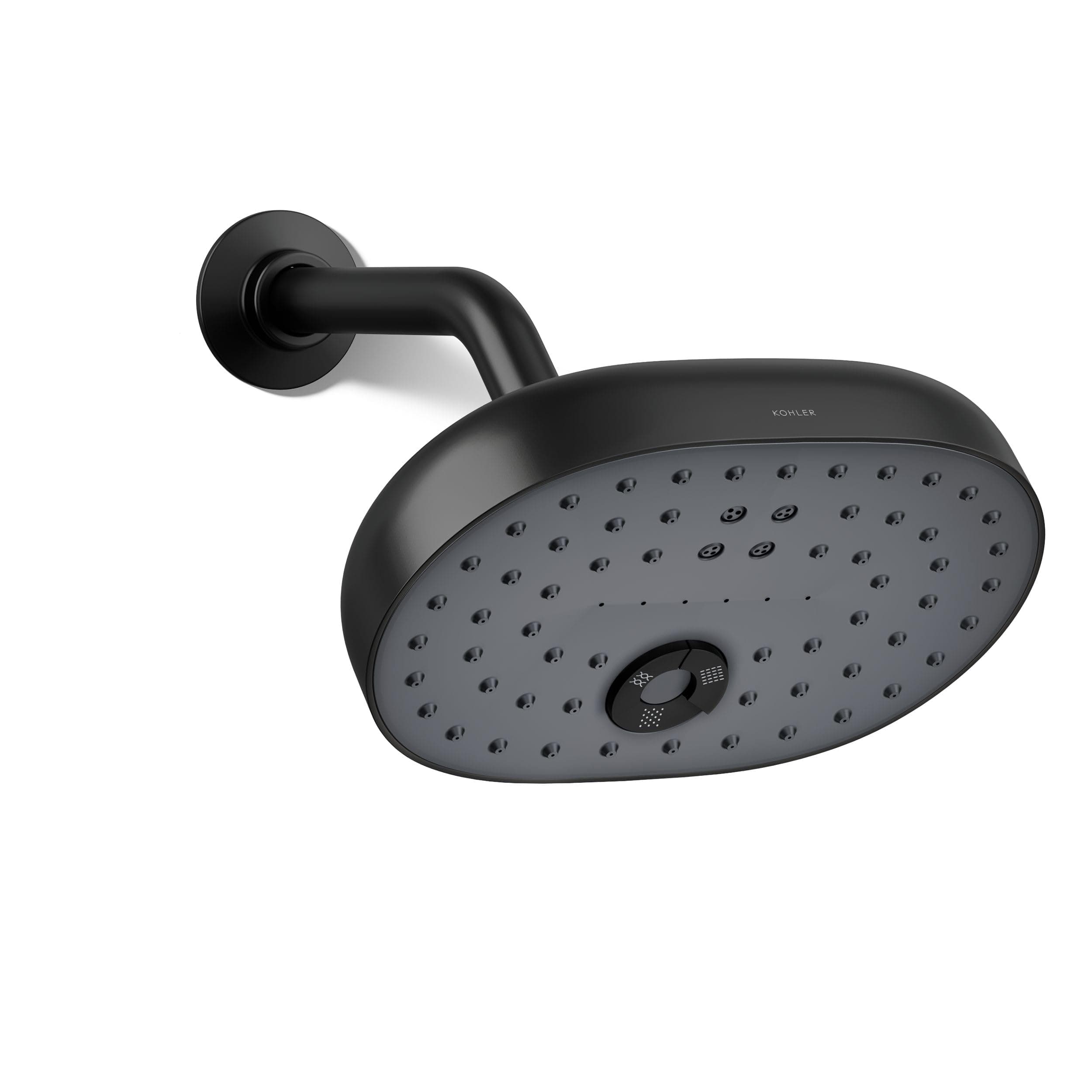 Kohler 26290-BL Statement® Three-function showerhead, 2.5 gpm, Matte Black