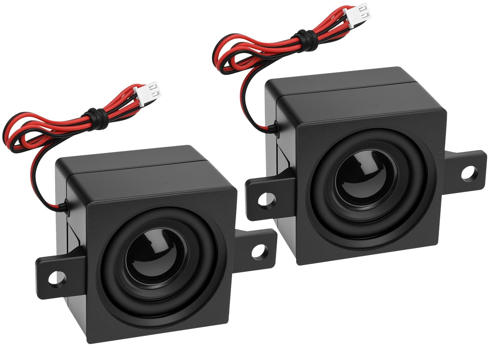 MakerHawk 2pcs Speaker 10 Watt 4 Ohm Single Cavity Mini Speaker Full-Range Cavity Micro Loundspeaker for Arduino with PH2.54mm-2Pin Interface for Small Electronic Projects Advertising LCD Machine