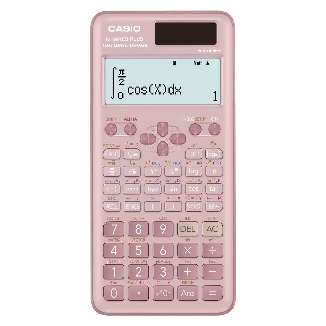 Casio Pink Scientific Calculators Non Programmable 10 + 2 digits 417 Functions FX 991ESPLUS2 PKWDT, FX 991ESPLUS2PKWDT