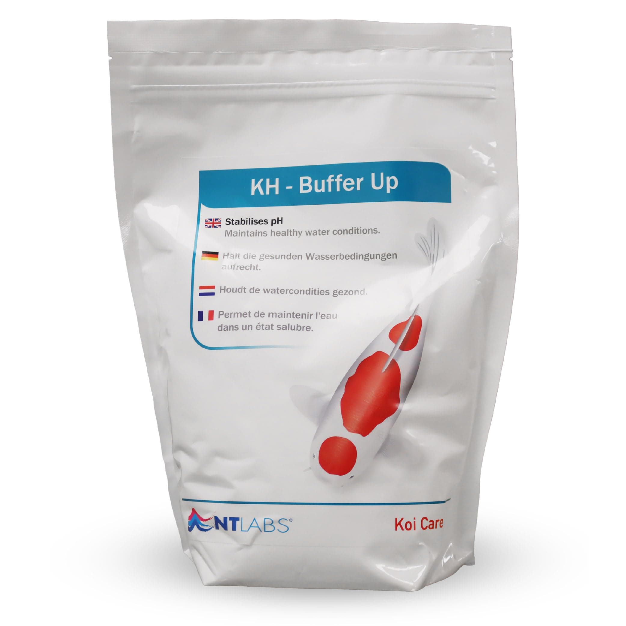 NT Labs Koi Care KH Buffer Up, Increases Carbonate Hardness of Pond Water, Maintains Pond Water Quality, Provides the Optimal Habitat for Your Fish and Other Pond Life, 1.5kg