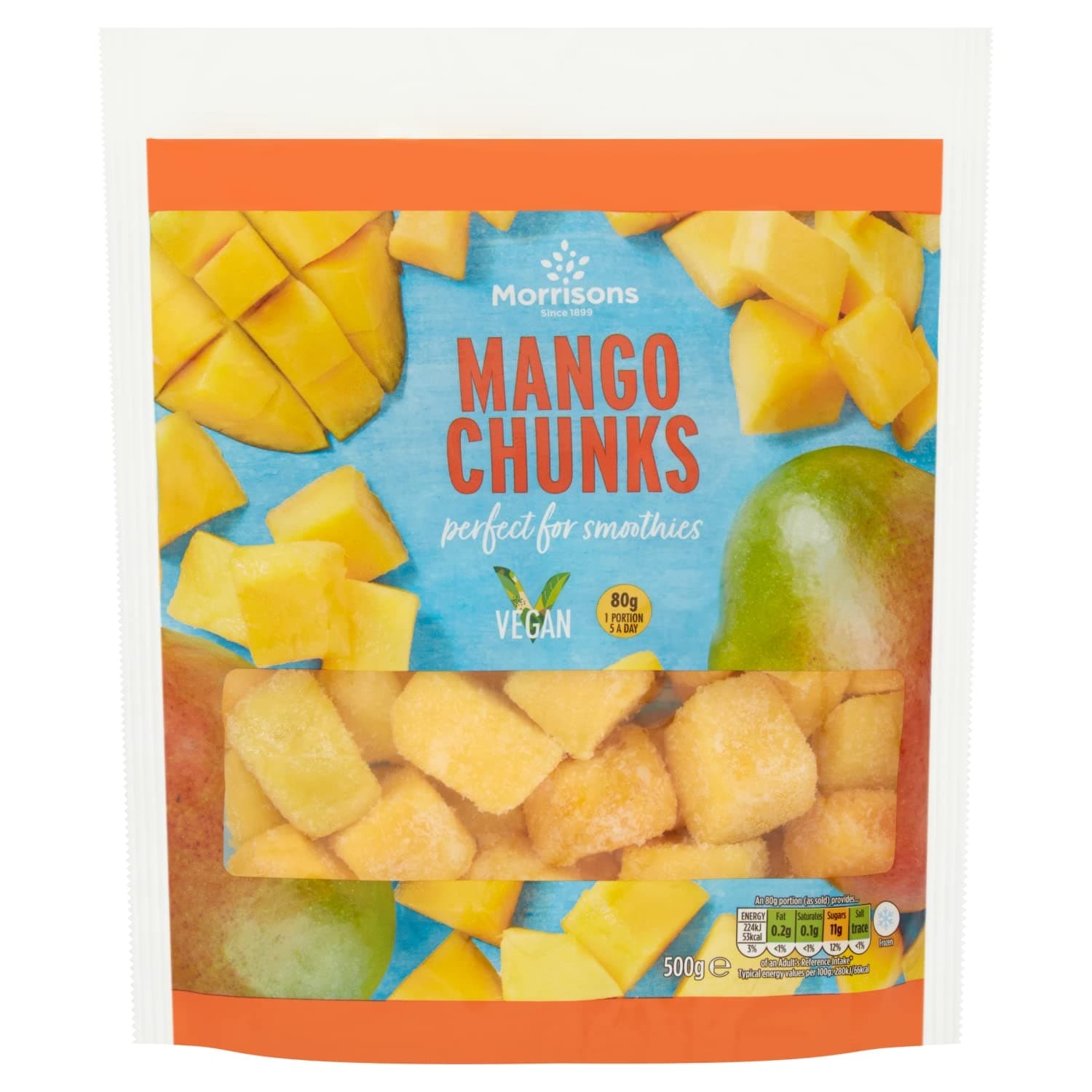 Morrisons Mango Chunks 500g (Frozen)