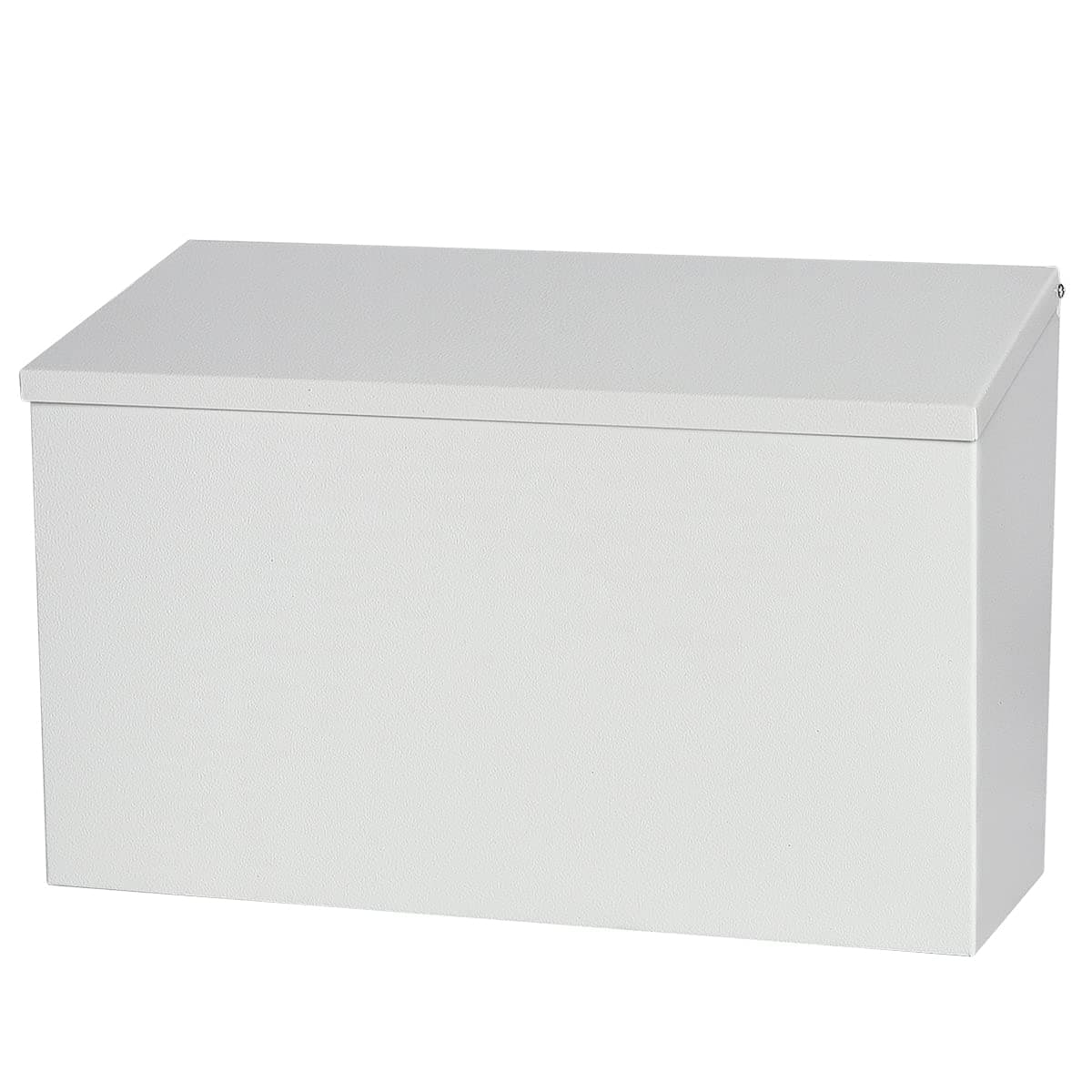 Decaller Wall-Mount Mailbox, Mail Box with Large Capacity, Rust-Proof Metal Post Box for Outside