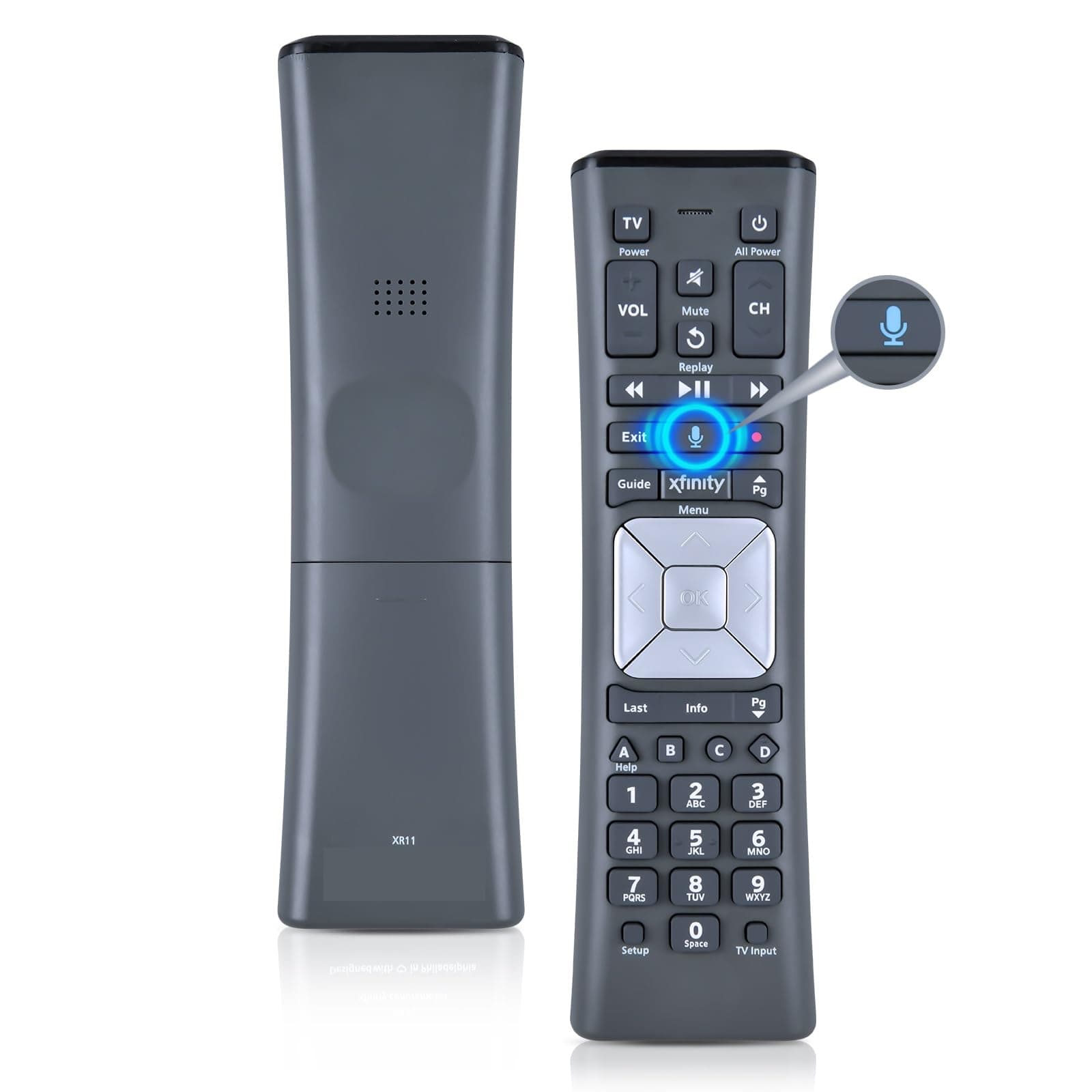 New Replacement for Xfinity XR11 Voice Remote Control for XFinity Comcast Activated Cable TV Backlit Remote Control