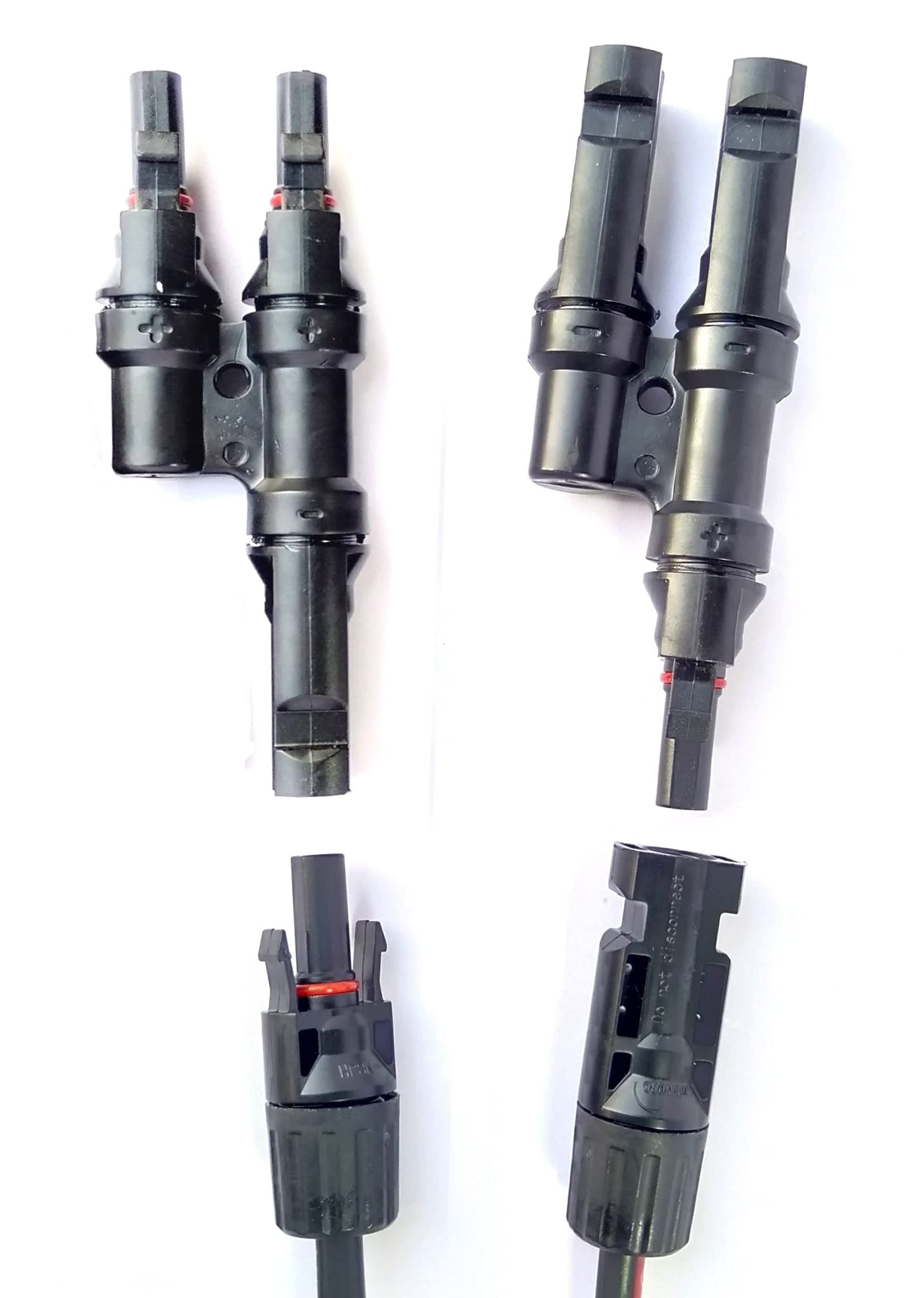 2 in 1 Solar Branch Connector with Solar Connector (1+1 Pair)