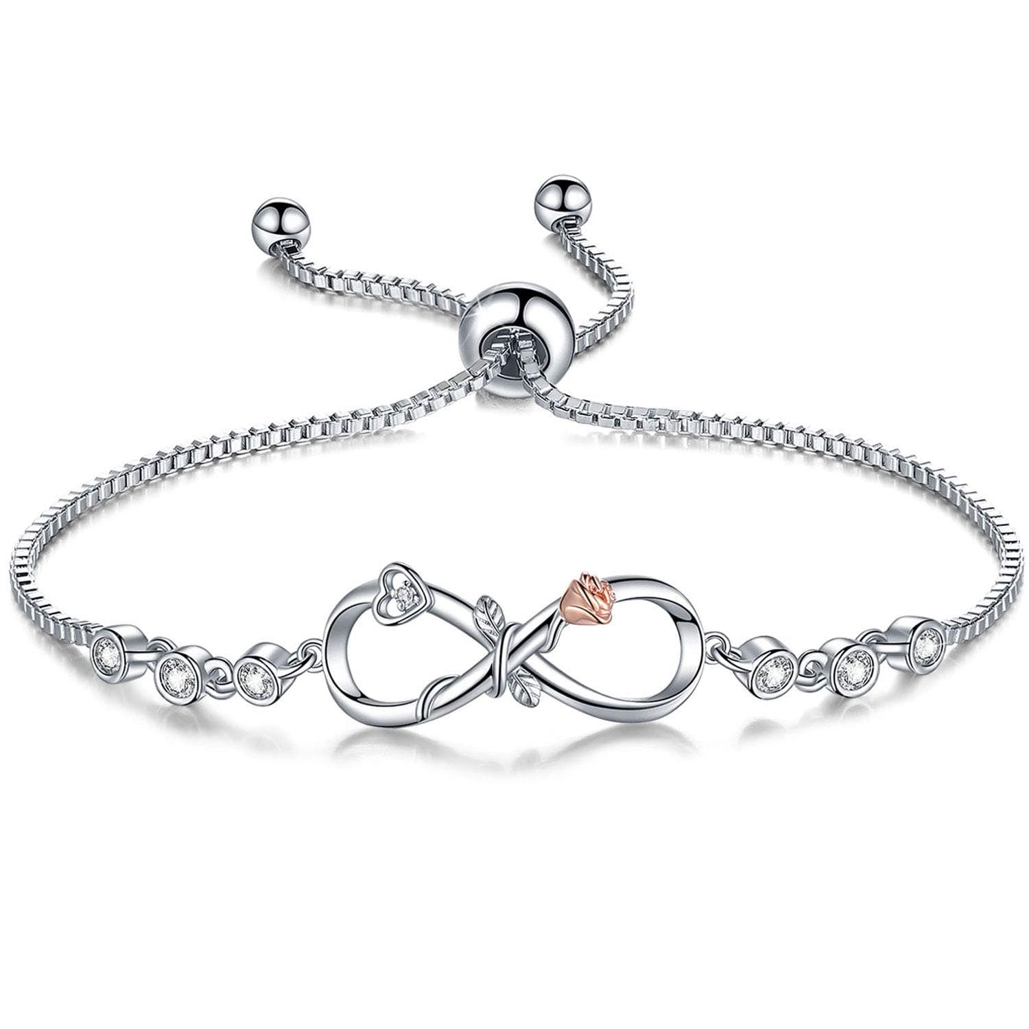 Infinity Rose bracelet