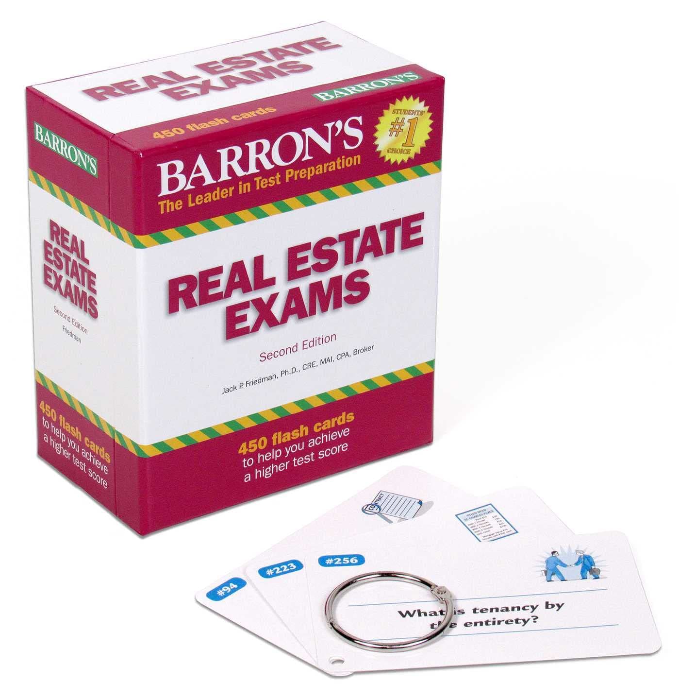 Real Estate Exam Flash Cards (Barron's Test Prep) Second Edition