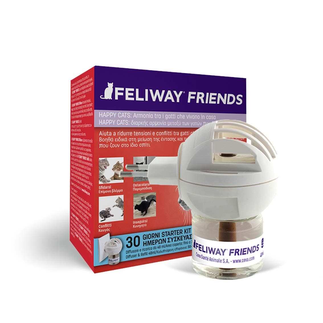 Ceva Feliway Diffuser With Friends Reload 48ml