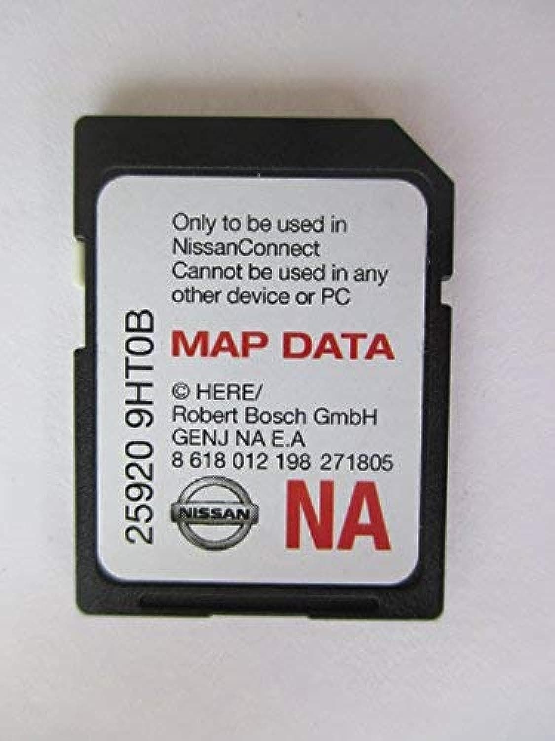 9HT0B NISSAN Connect SD Card, Navigation GPS MAP Data, NAVTEQ,North America US Canada 2018 Update, 25920-9HT0B,fits 14thru 18 Rogue Juke Altima SENTRA Xterra Frontier and 2015 NV200