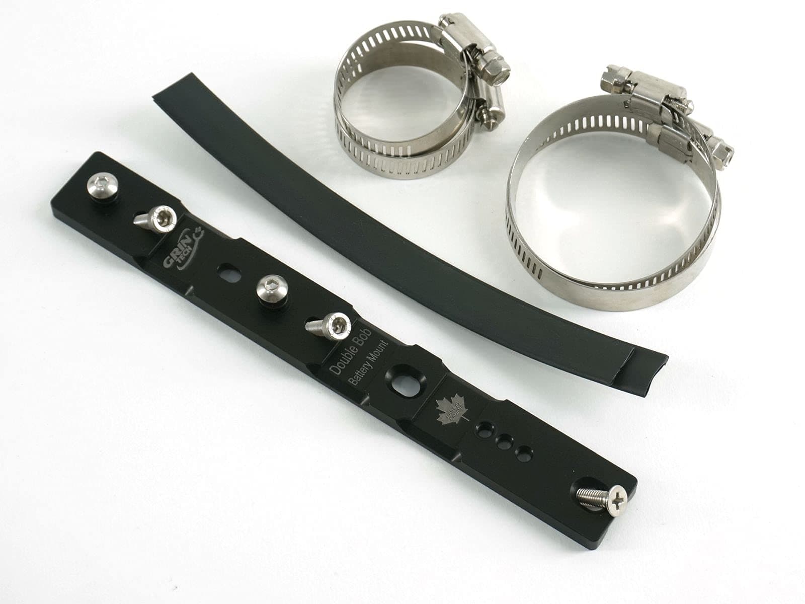 Tech Double Bob Ebike Battery Anchor Bracket Mount for Secure Mounting of Downtube Batteries. - Mounts Anywhere on The Tubes.