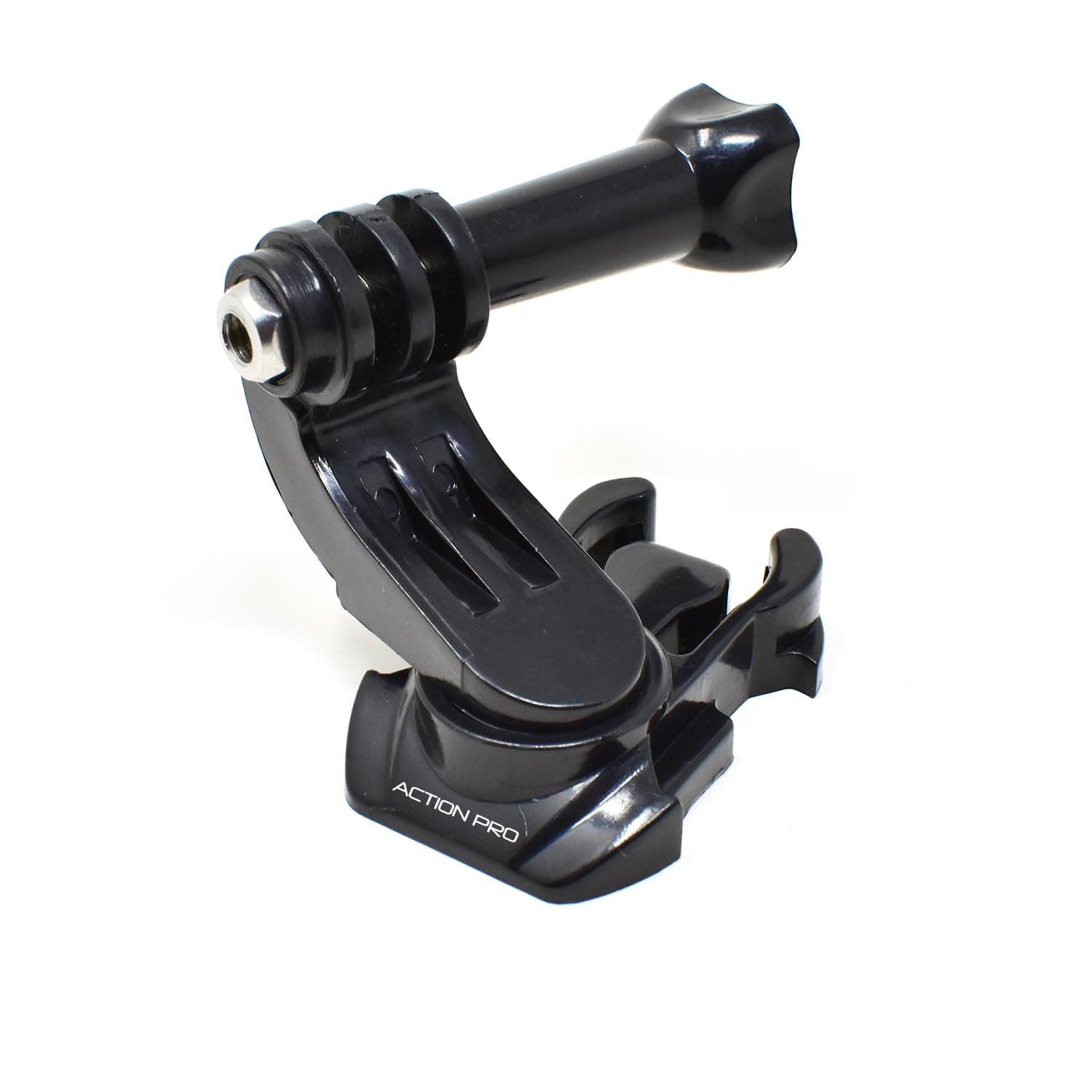 360 Degree Rotatable J-Hook Buckle Base Vertical Surface Mount Adapter Compatible with GoPro-13/12/11/10/9/8/7/6/5/4/3+/3/DJI/Insta-360/Yi/SJCAM & Other Action Cameras