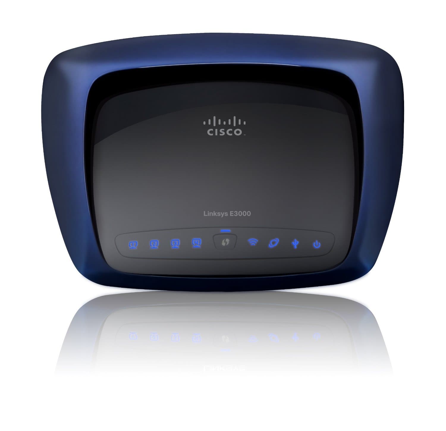 Cisco-Linksys Refurbished E3000 High-Performance Wireless-N Router - E3000-RM / E3000RM (REFURBISHED BY LINKSYS / CISCO WITH A 90 DAY WARRANTY).