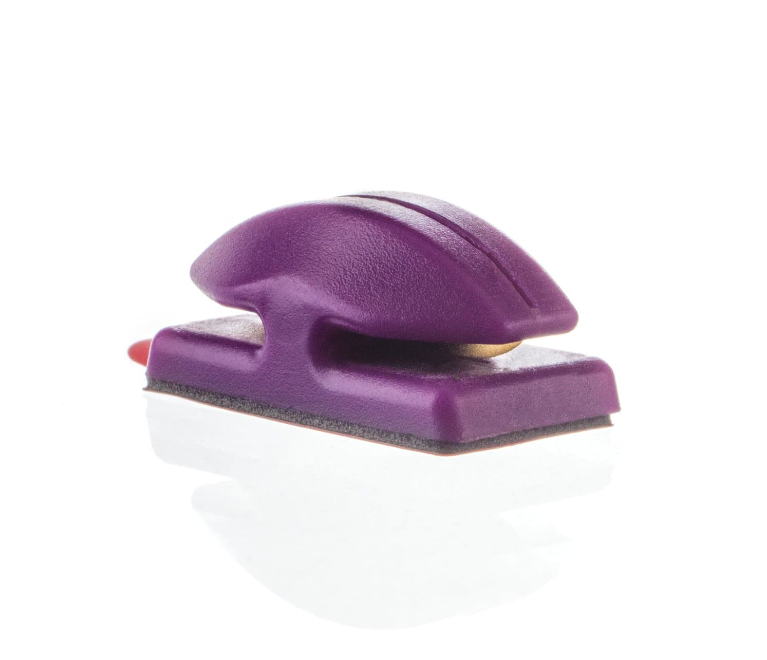 Patented Stainless Steel Flat Mountable Quick Thread, Yarn & Embroidery Floss Cutter - Purple