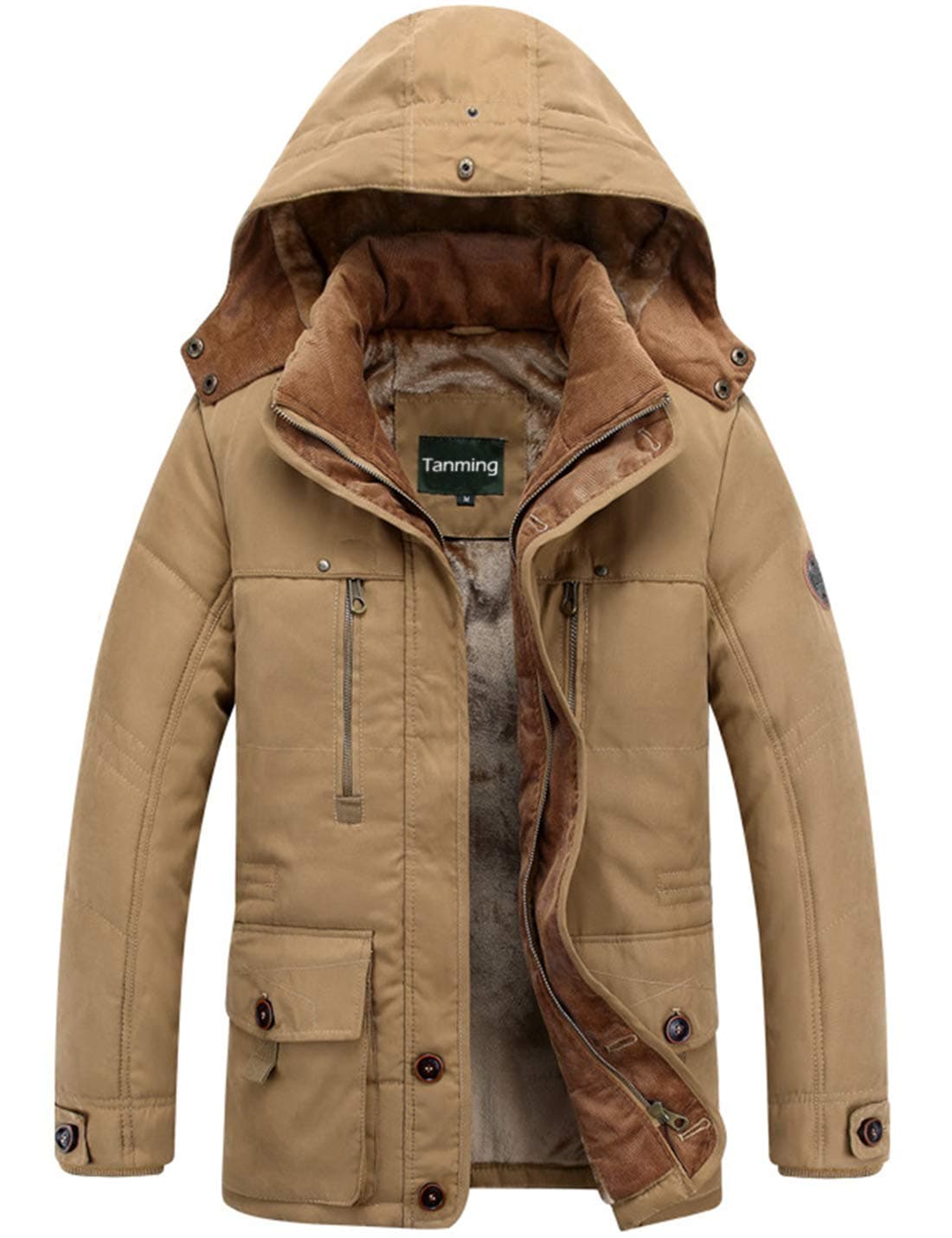 Tanmingmens Jacket Hooded