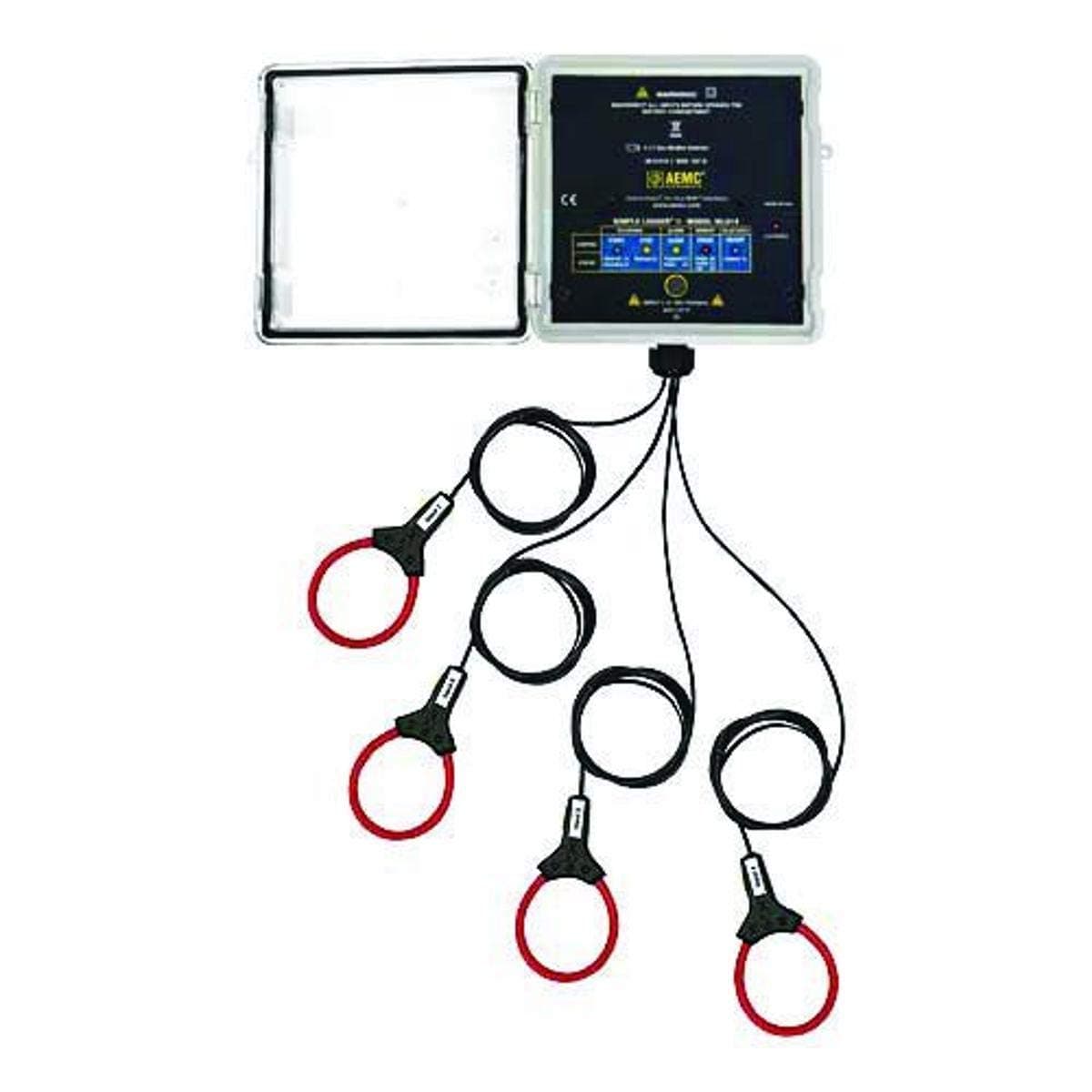 AEMC AL834 Simple Logger II Four-Channel AmpFlex Current Data Logger, 3000A AC Current