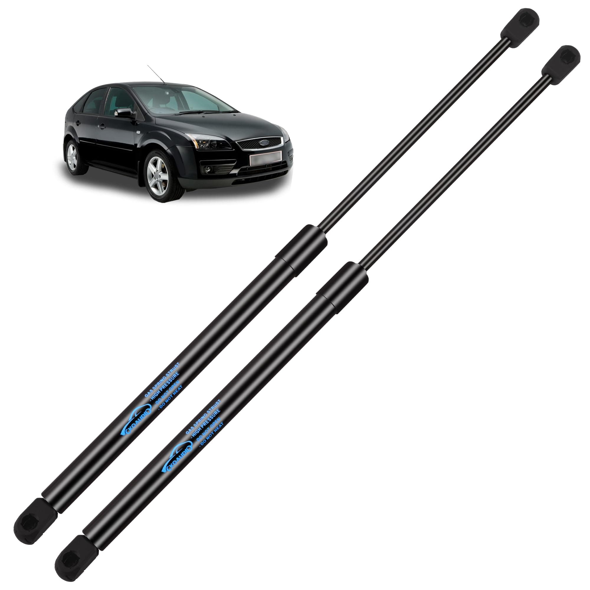 2Pcs Boot Struts Rear Tailgate Boot Gas Struts for Ford Focus MK2 Hatchback 2004-2012 Lift Support System 530N Gas Strut Heavy Duty Car Boot Tailgate Struts Replace #1684312, 4M51A406A10AB