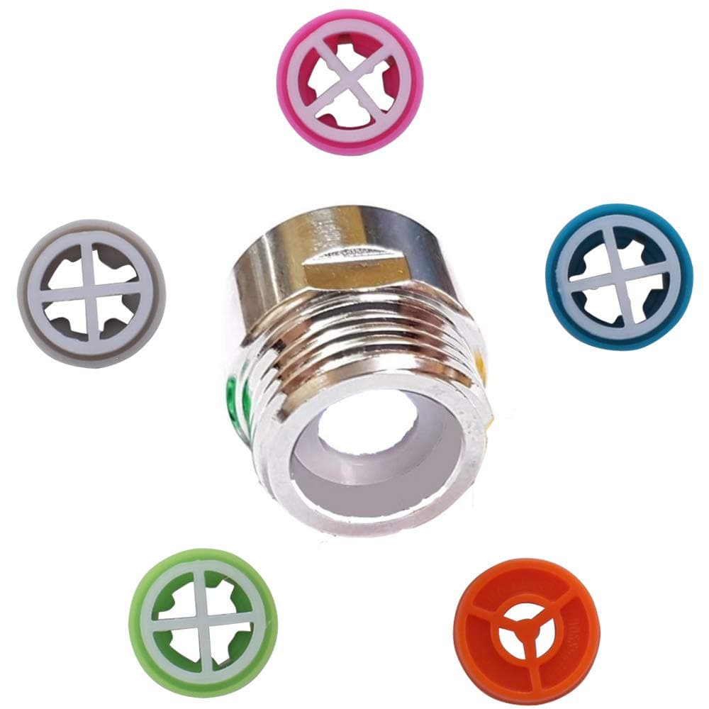 YDmeetShower Flow Reducer Limiter Set Saves Handheld or Fixed/Rain Shower Head Water Consumption to Reduce Your Water Bills:Up to Water Saving 4L Each Minute