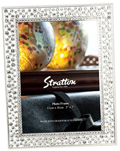 Stratton Classic Coll S/P Frame & Swarovski Elements 5" x 7"