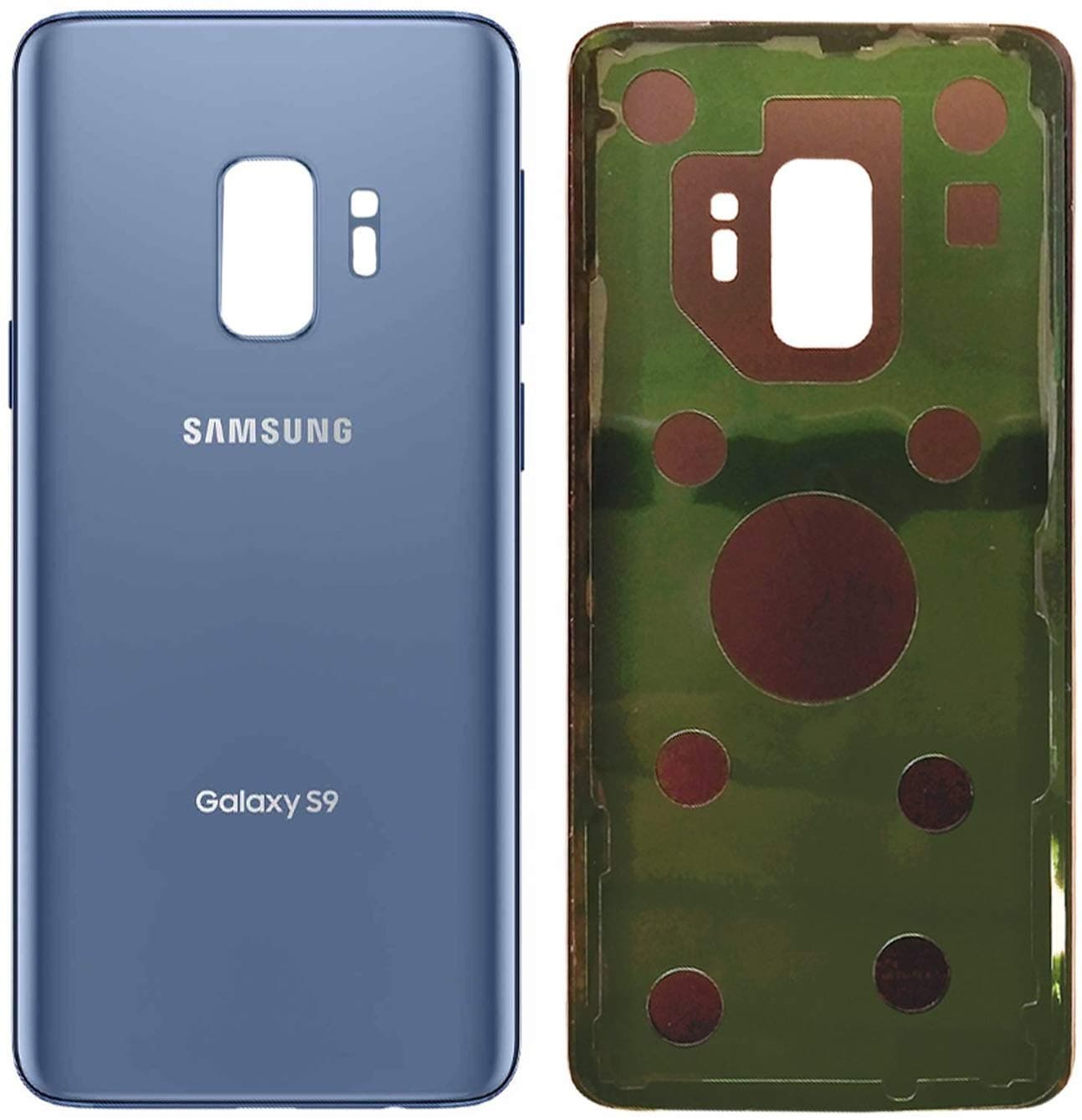 Replacement Back Panel Glass Compatible with Galaxy S9 G960f Coral Blue