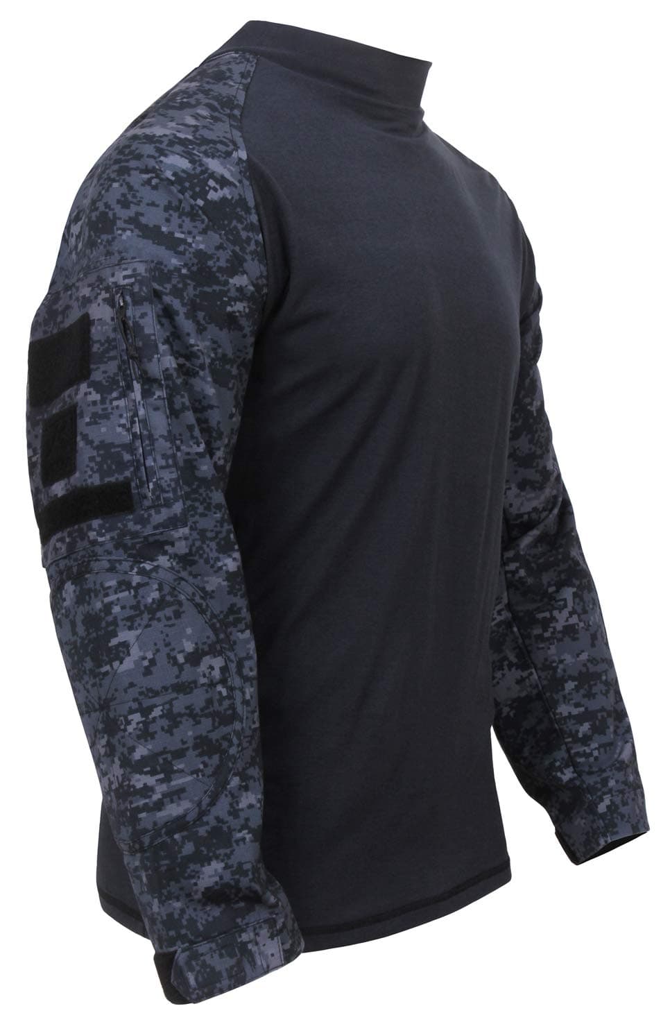 Fire Retardant Combat Shirt (US, Alpha, Large, Regular, Regular, Midnight Digital Camo)