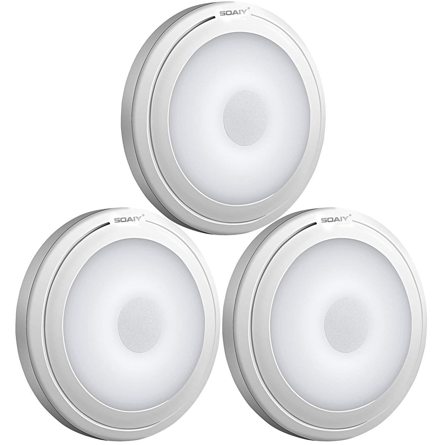 Touch Activated LED Puck Lights