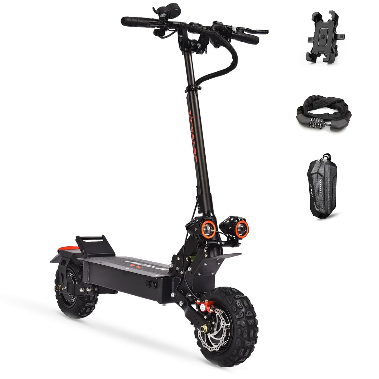 Adult Electric Scooter 5600W Dual Motor, Speed ​​Max 50MPH, 60 Mile Range, 11...