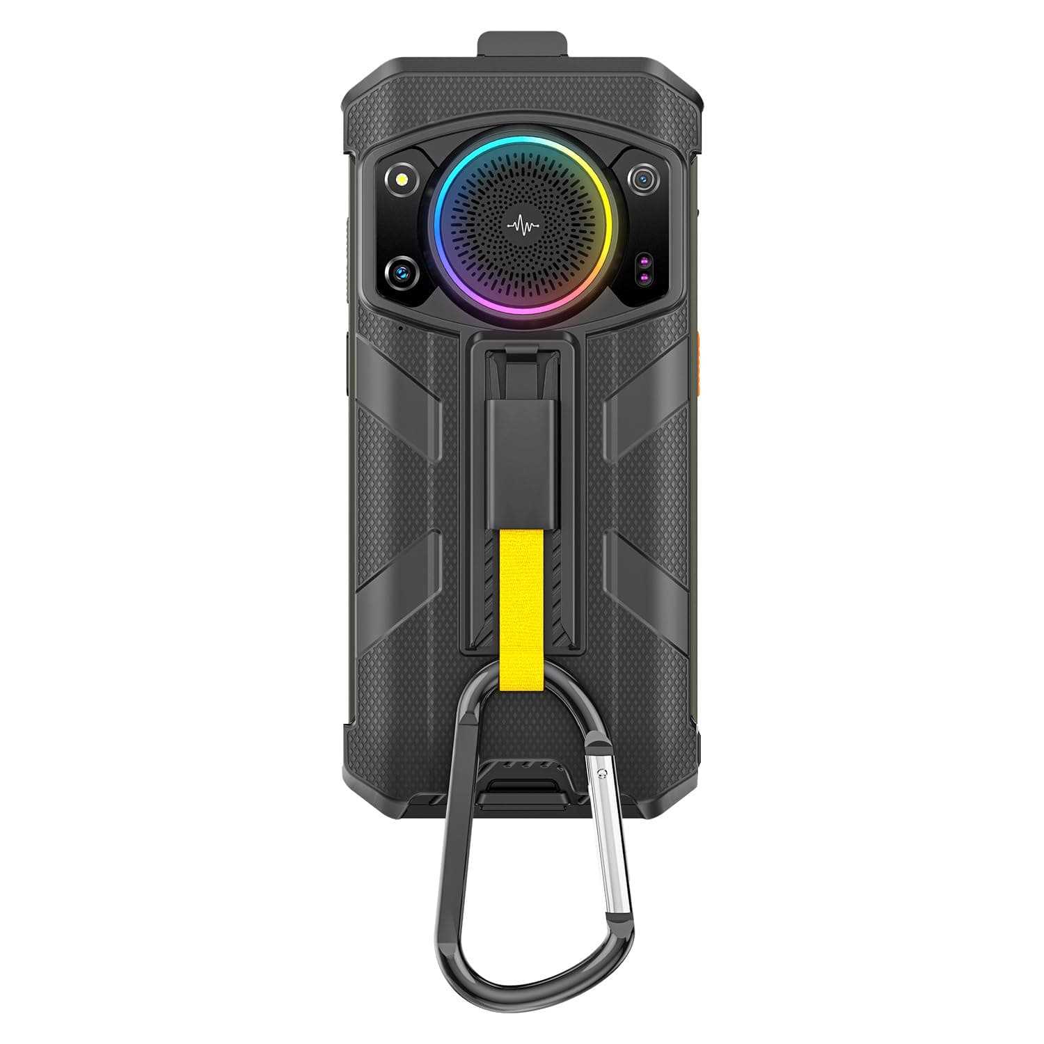 Armor 21 Multifunctional Protective Case Original TPU Black Case Armor 21 with Back Clip Carabiner