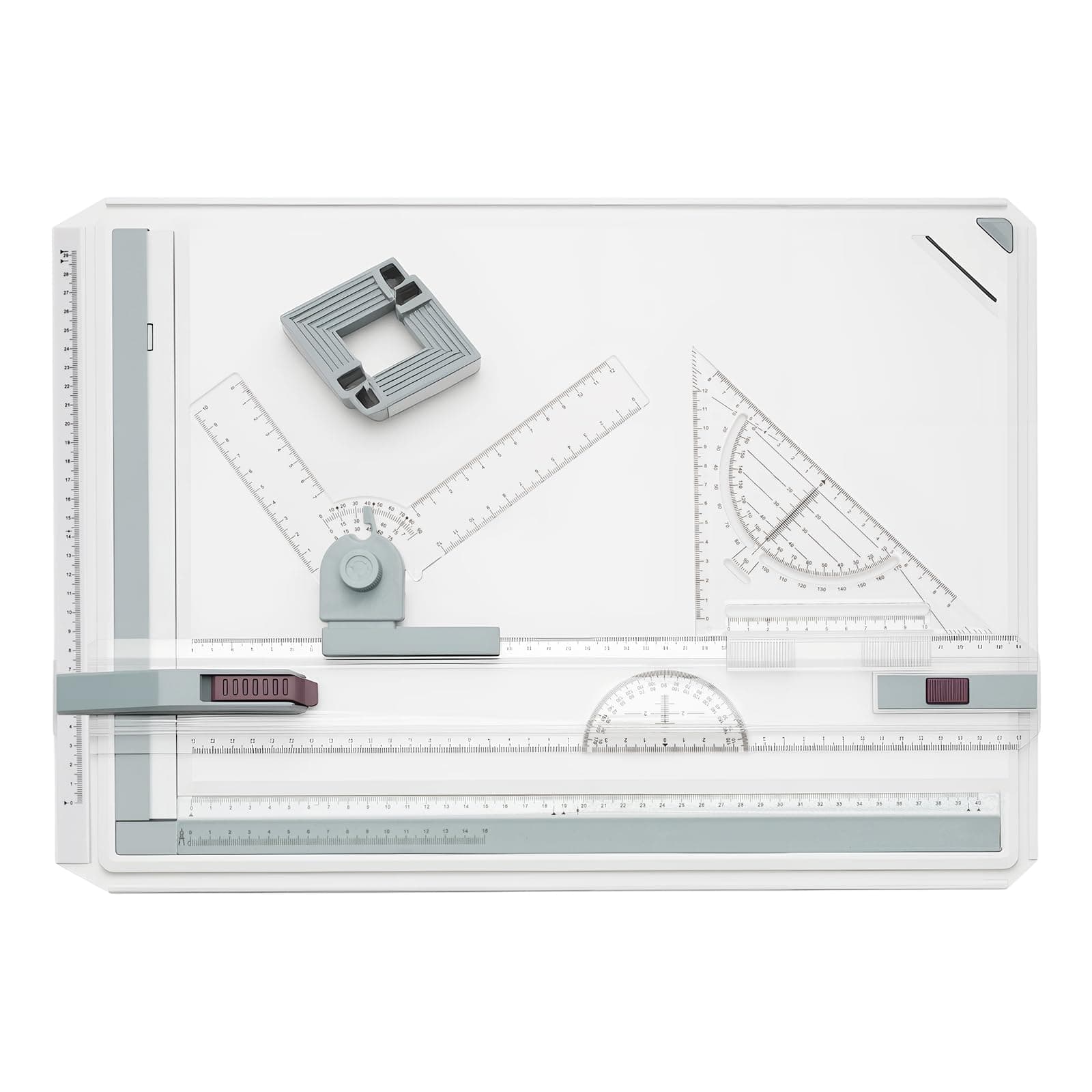 Youyijia A3 Drawing Board 51X37cm Adjustable Angle System Drawing Board Art Craft Table with Parallel Motion Accessories for Students Engineers Artists and Architects