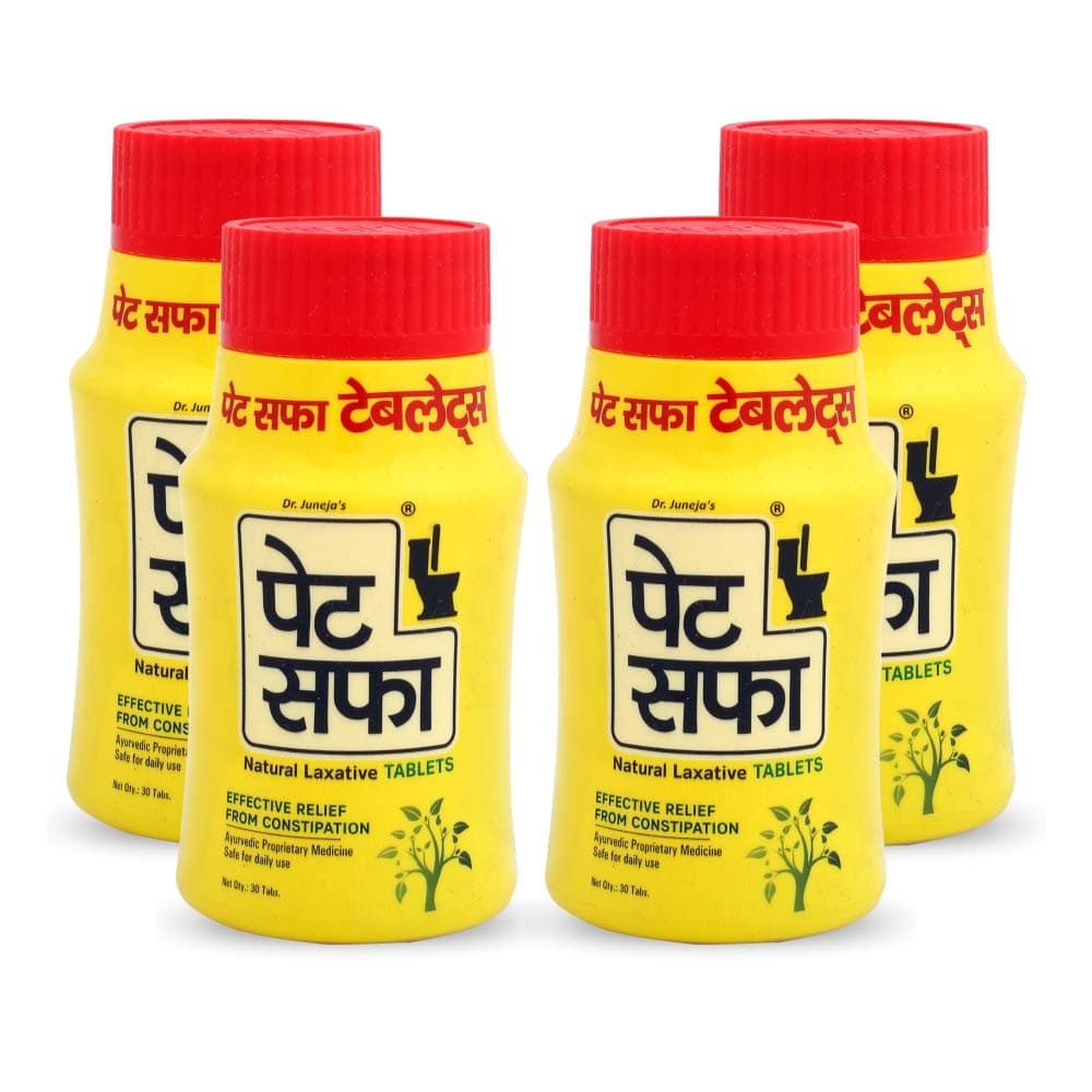 Tablets | Natural Laxative | Constipation Relief | Relief from disgetive problems like Acidity, Gas & Bloating - 30 Unit (Pack of 4)