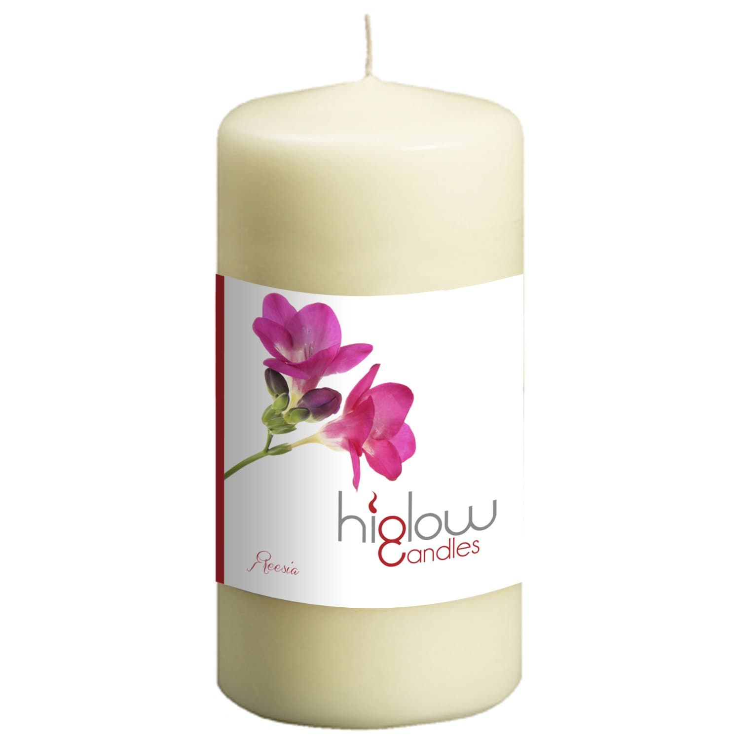 Scented Pillar Candle - Freesia