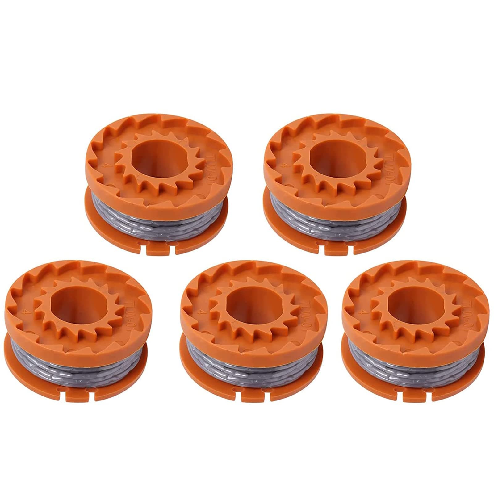 Strimmer Spool Compatible with Spear and Jackson Grass Strimmer by Poweka, Spool & Line Compatible with Spear & Jackson S1825CT S3630CT Strimmer Trimmer - Pack of 5