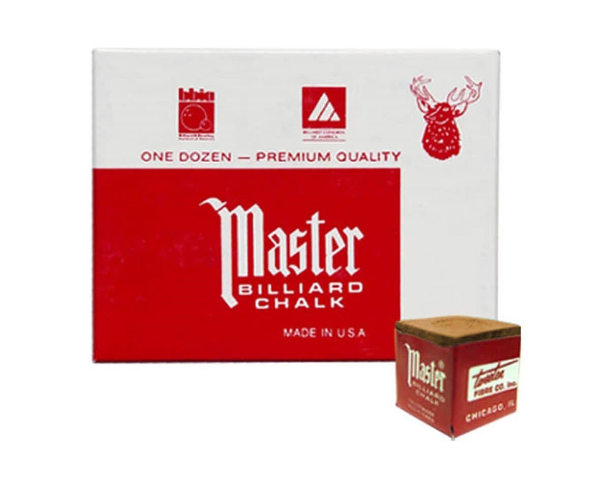 Masters GOLD/TAN Cue Chalk - 2 dozen