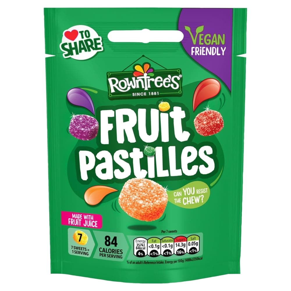 Rowntree's Fruit Pastilles Vegan, 143g