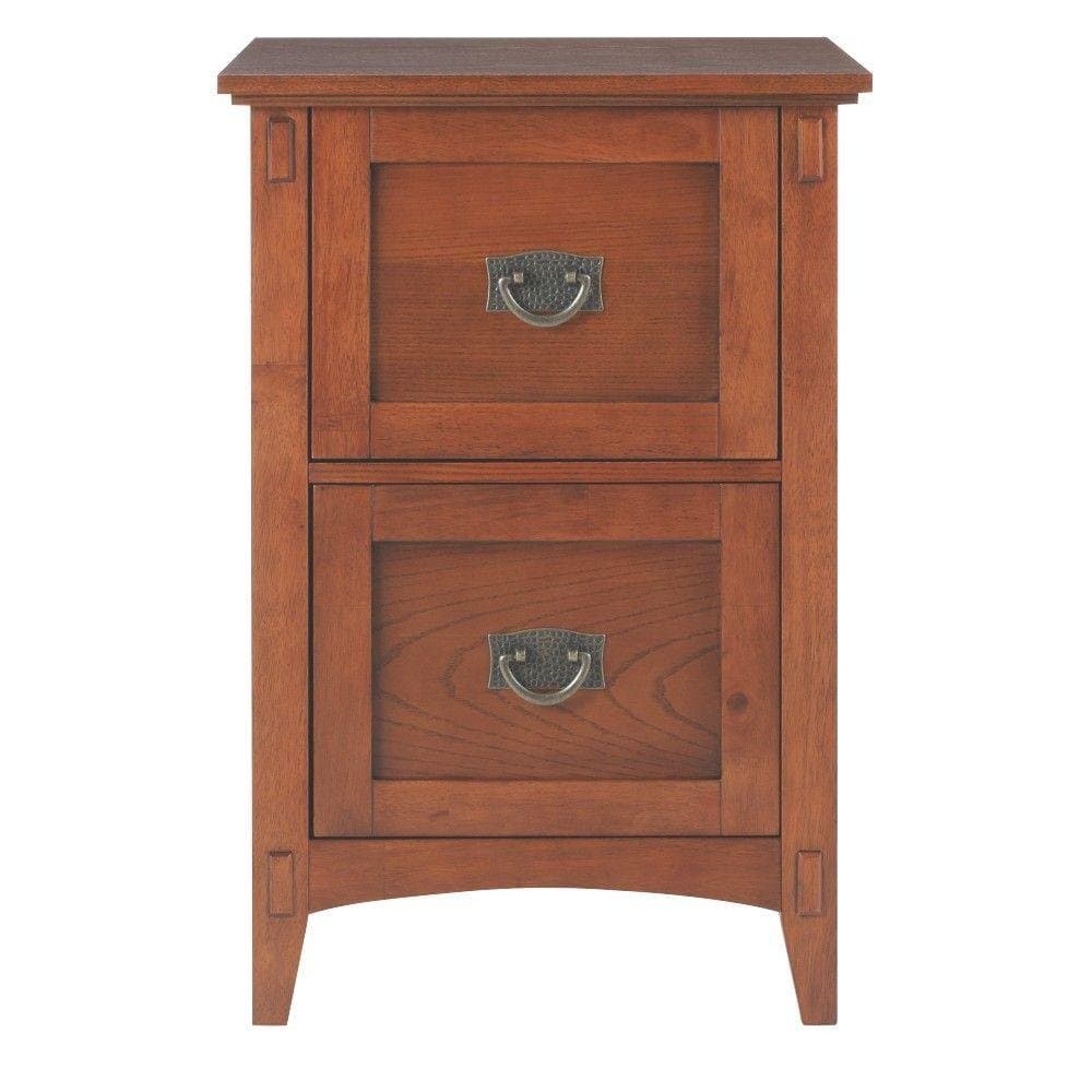 Artisan Medium Oak File Cabinet