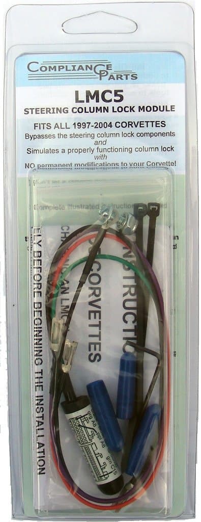 LMC5 Module - C5 Corvette steering column lock bypass module Black