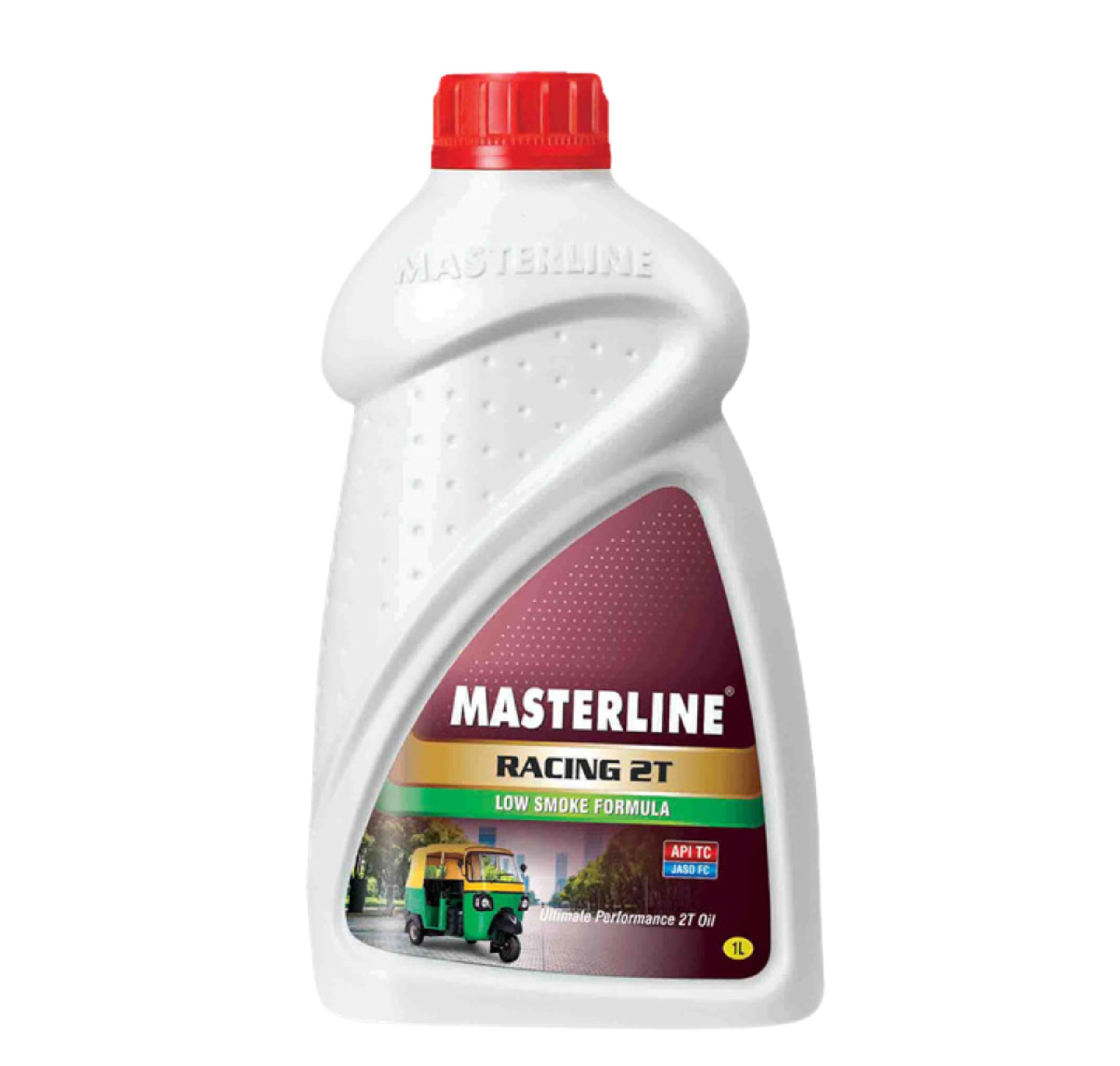 Masterline Racing 2T Engine Oil 500ml – High-Performance 2-Stroke Oil for Motorcycles/Scooters/ATVs/Maximum Engine Protection/Improved Power Output/Reduced Smoke/Optimized Fuel Efficiency.
