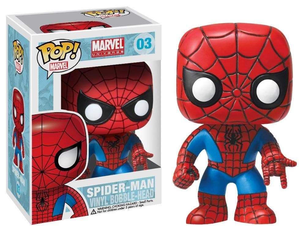 Pop Marvel Spiderman Bobble Head, Red