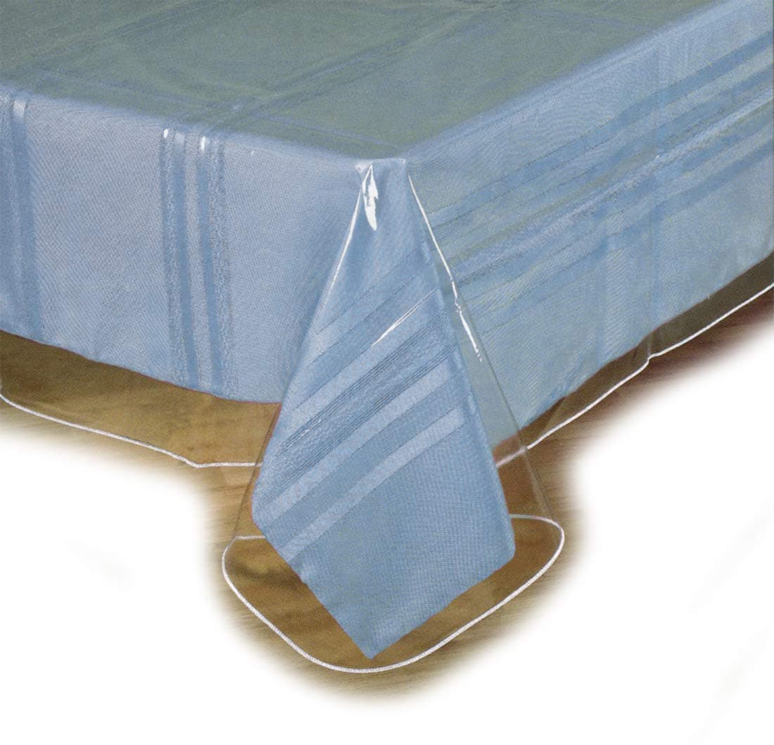 SOFINNI Clear Plastic Tablecloth Protector, Table Cloth Vinyl (54" x 54")