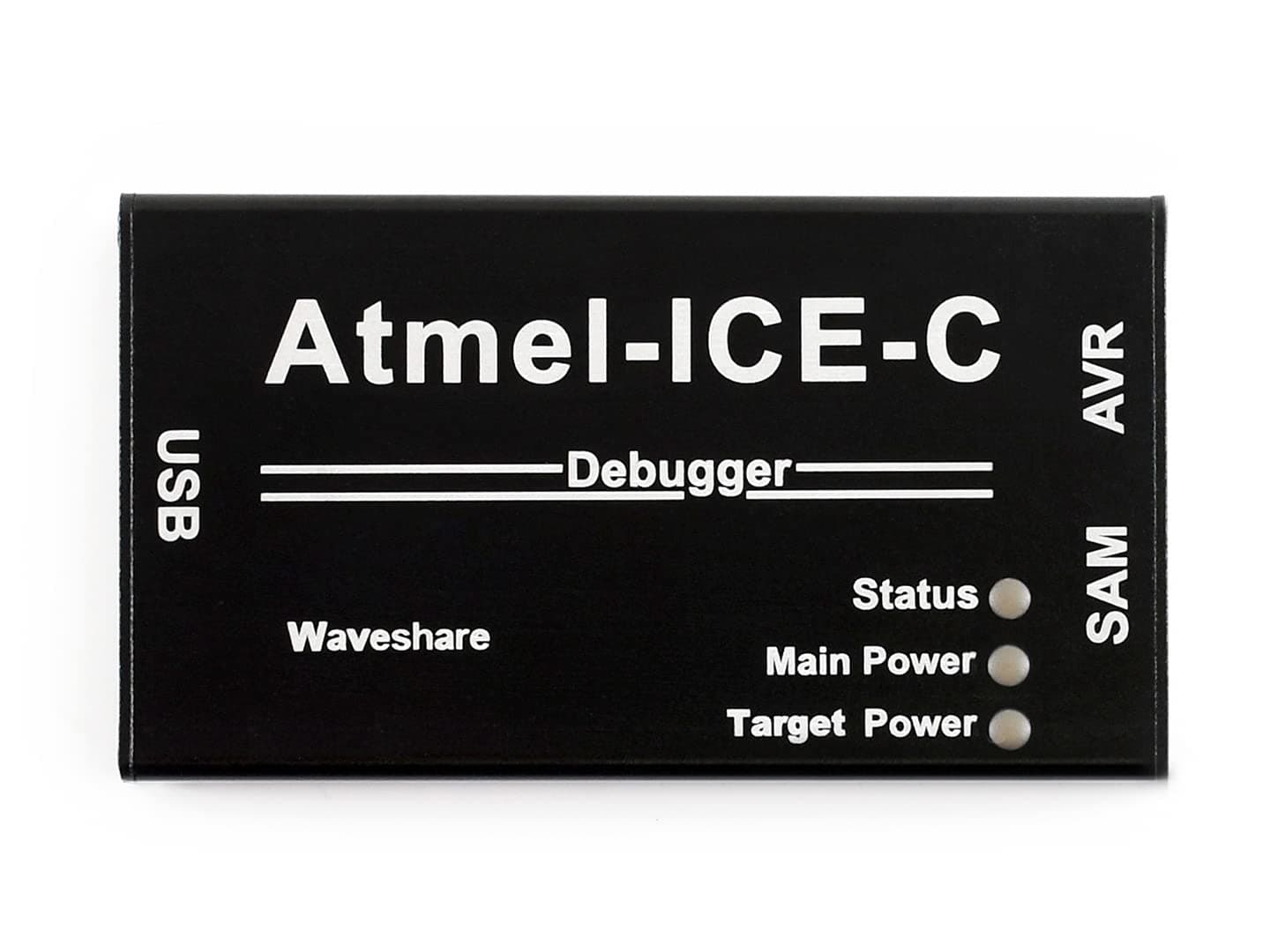 Atmel-ICE-C Debugger Programmer Powerful Development Tool Atmel SAM and AVR Microcontrollers Original ATMEL-ICE-PCBA Inside Durable Aluminium Alloy Enclosure