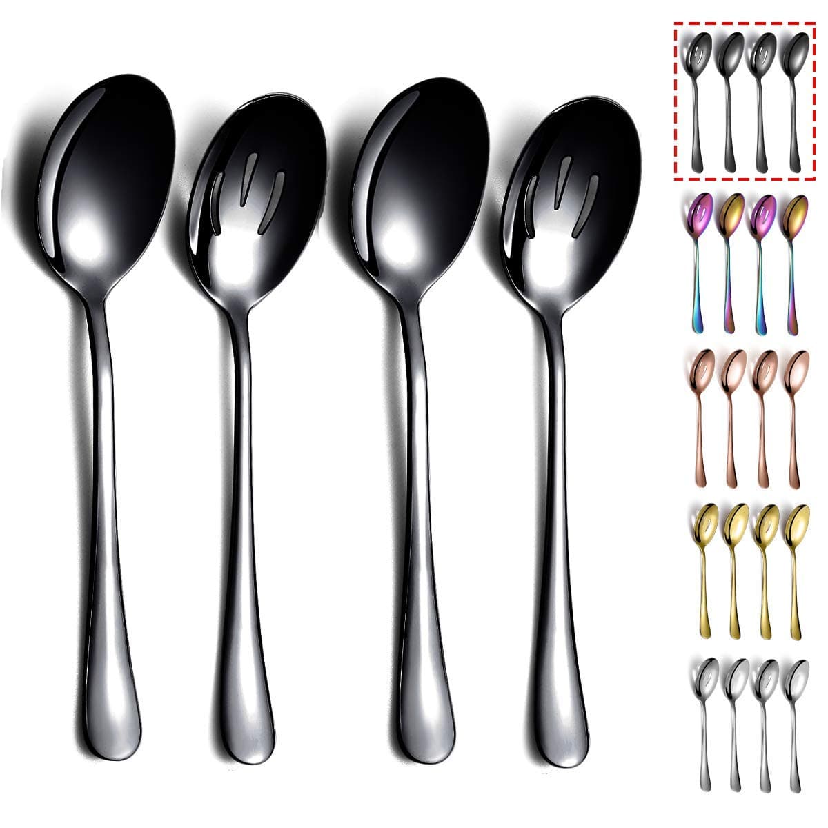 Black Serving Spoons