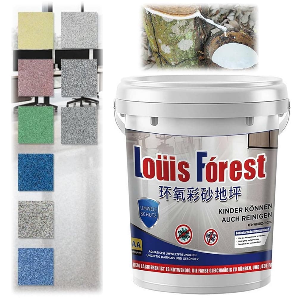 Epoxy Floor Paint,High-Gloss Marble Effect Epoxy Floor Coating,Quick Dry Waterproof Floor Paint Imitation Marble Paint,Epoxy Colored Sand Floor Paint,Concrete Paint Outdoor,Epoxy Floor Paint