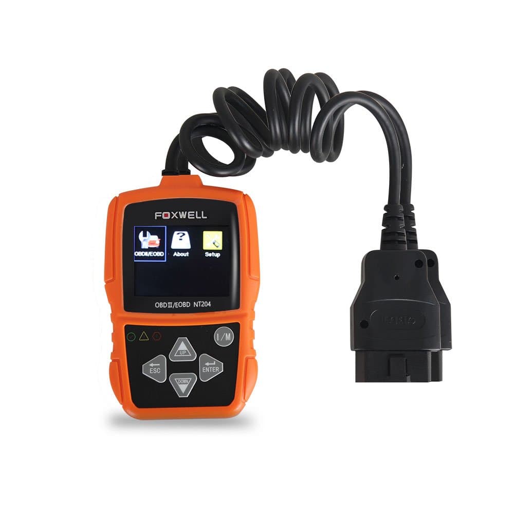 FOXWELL NT204 OBD2 Code Reader Car Engine Fault Code Reader Support Multi-languages