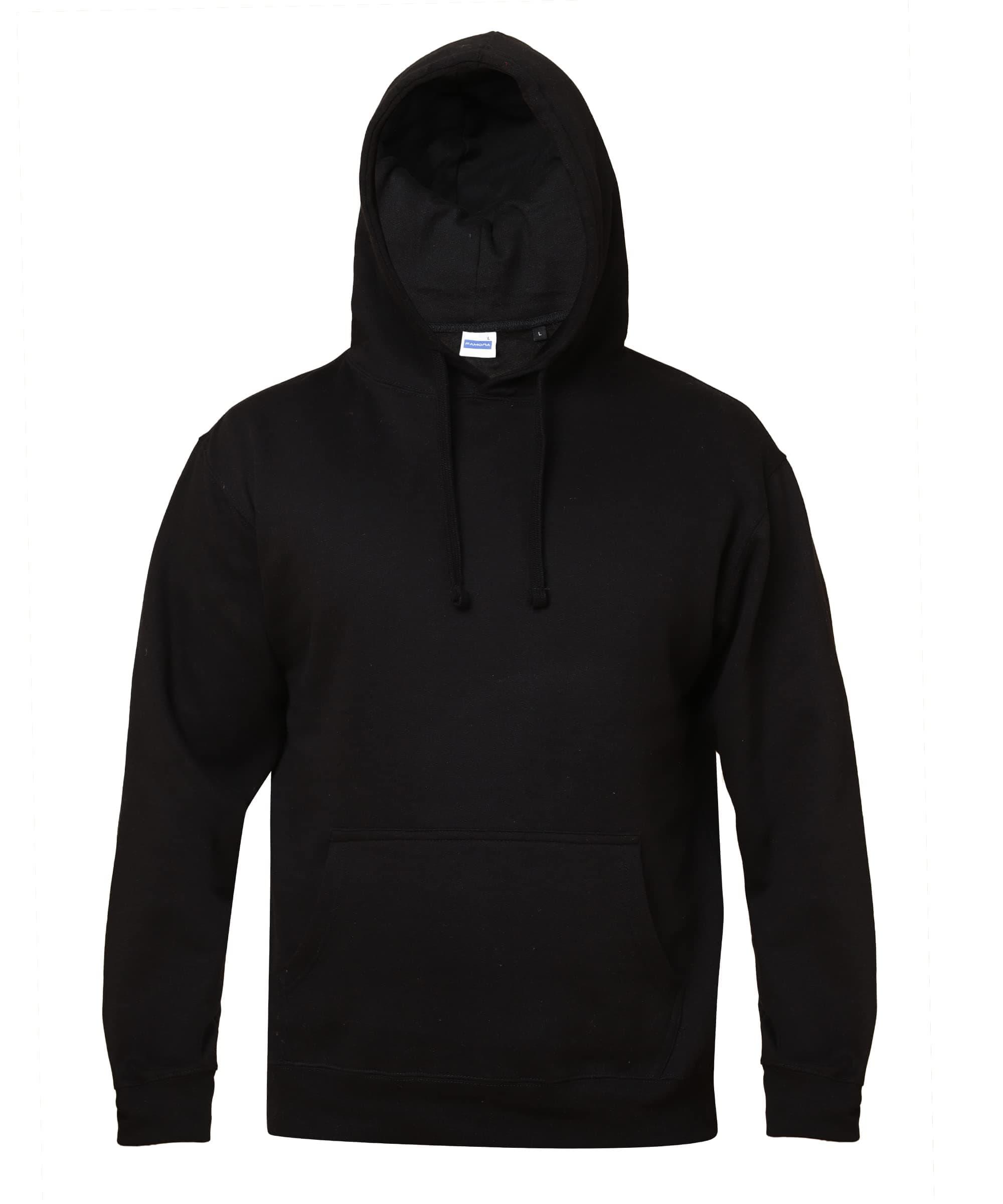 Plain Black Pullover Unisex Hoodie Hooded Top Hoodie for Men and Women Hooded Sweatshirt.