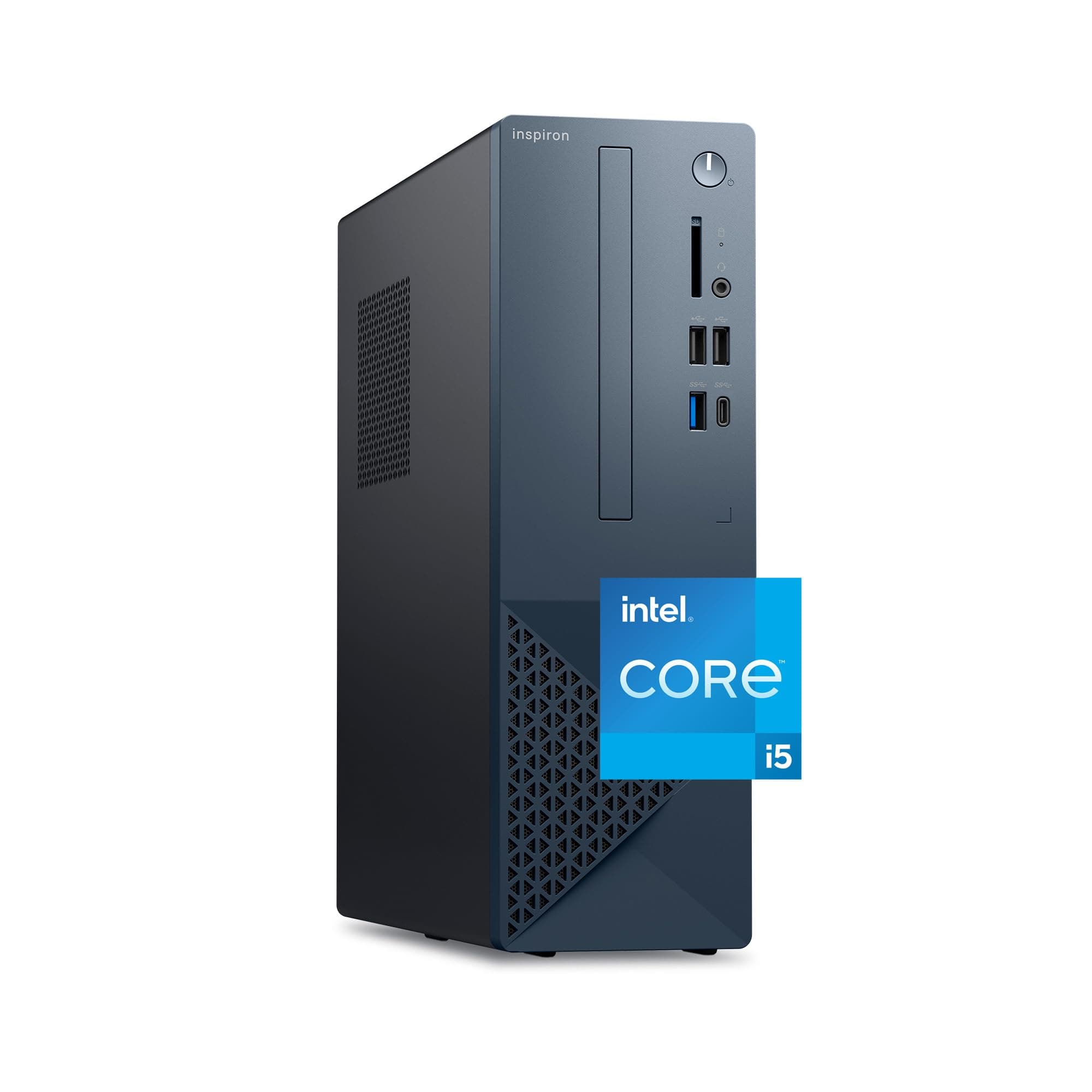 Dell Inspiron 3030s Small Desktop - Intel Core i5-14400 Processor, 16GB DDR5 RAM, 512GB SSD, Intel UHD 730 Graphics, Windows 11 Home, Onsite Migration Support - Mist Blue