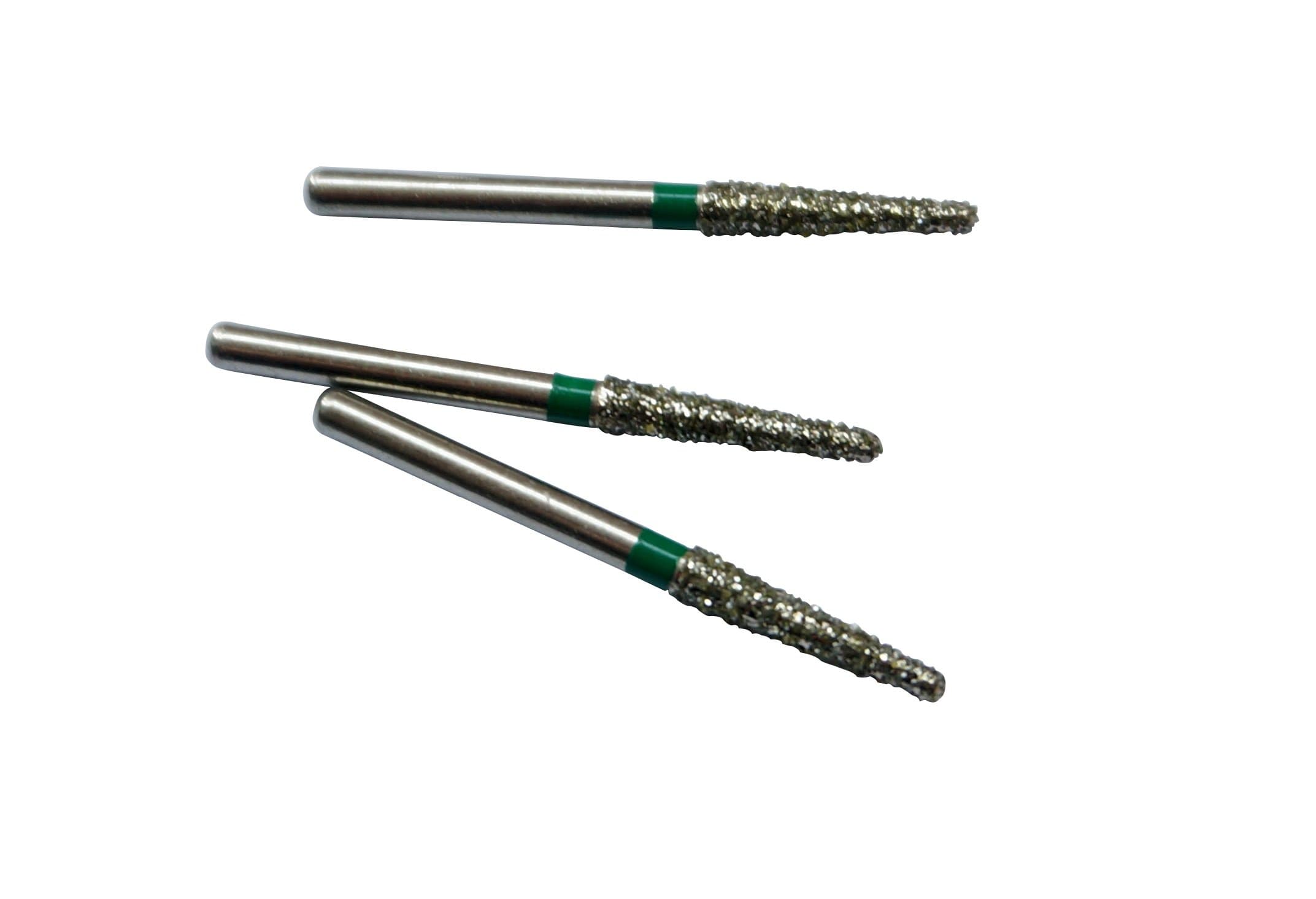 Multi Use Diamond Chamfer/Round End Taper Bur Course 10/pk TR/13C 198/018