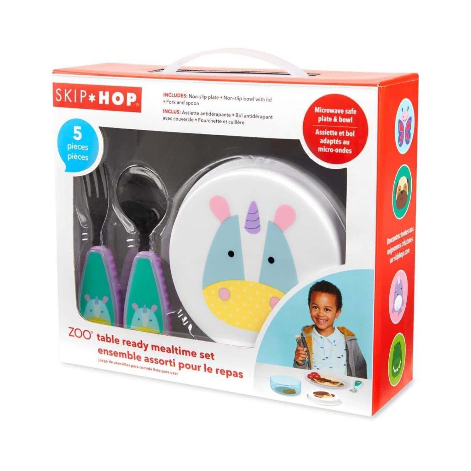 ZOO Table Ready Mealtime Set- Unicorn