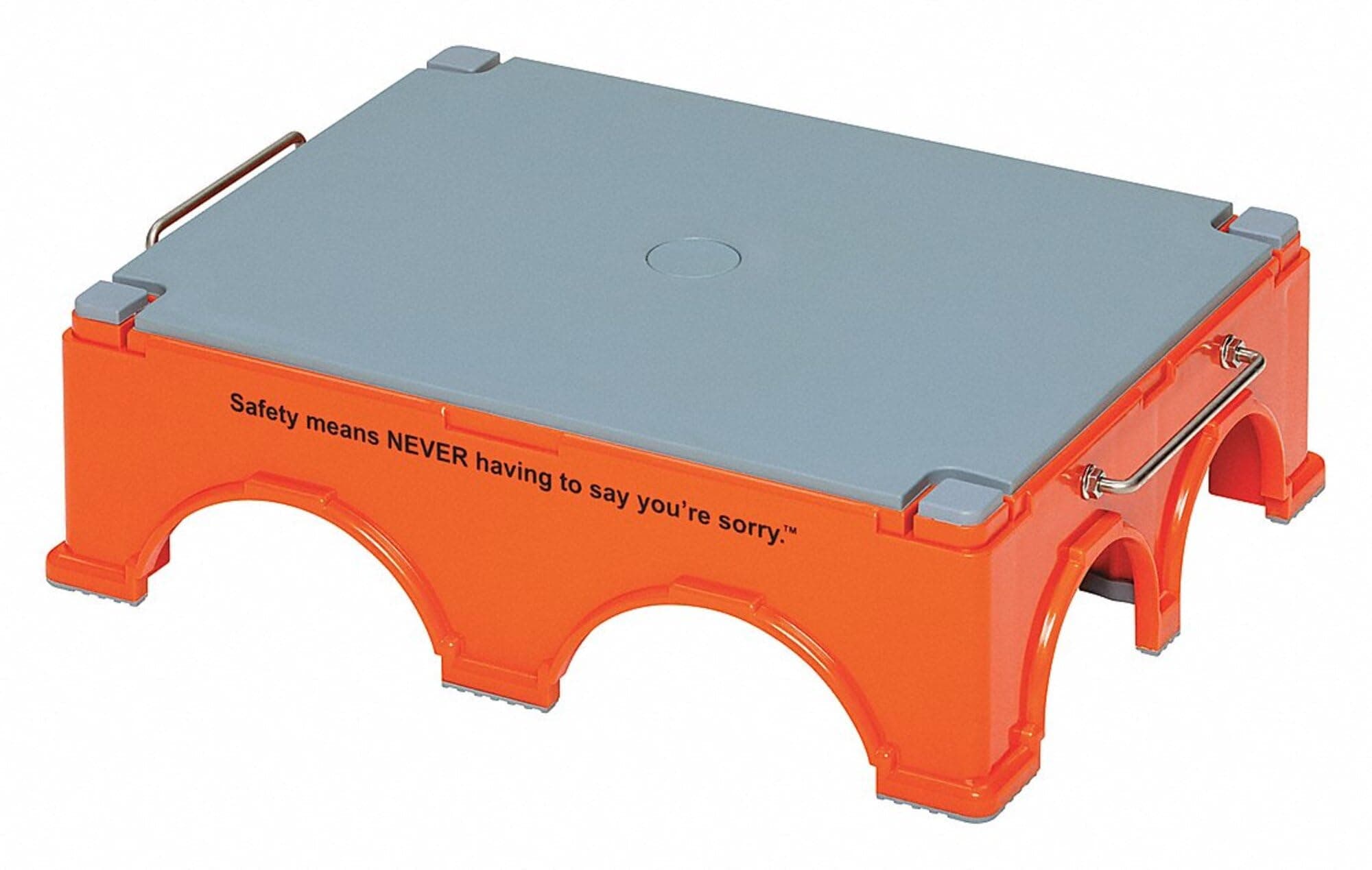 Sandel 1170 Ergo-Step Stool, Stackable, Orange