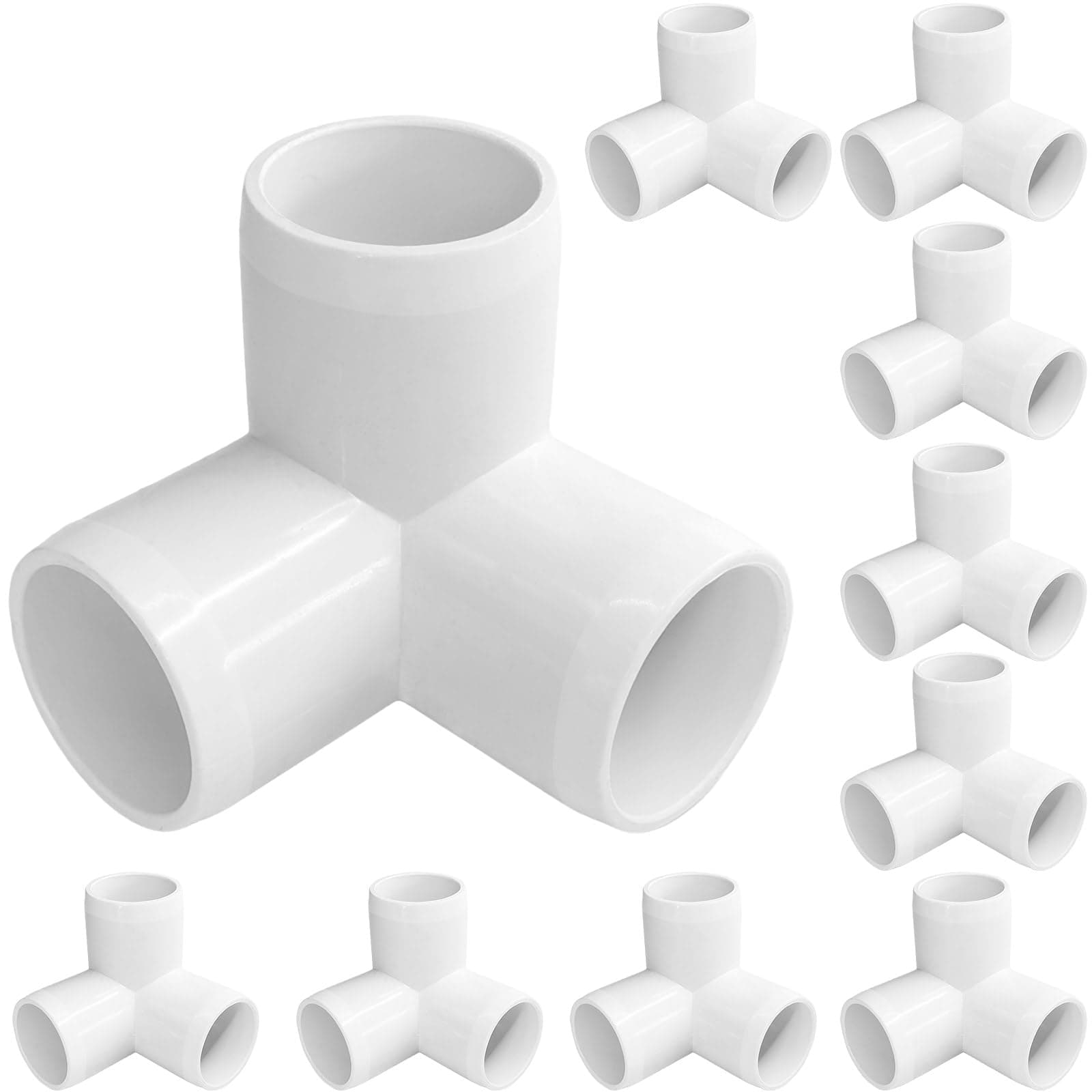 3 Way 3/4-Inch PVC Fitting