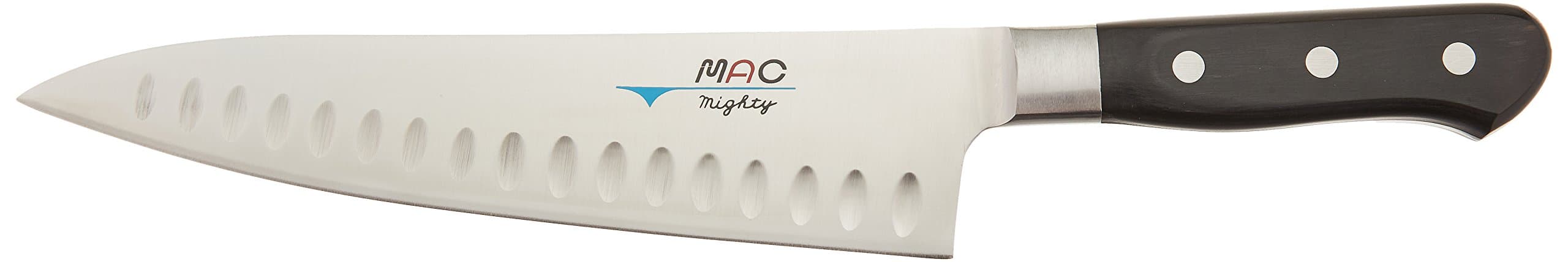 MAC MTH-80 Mighty Chef's Dimpled Knife 8"